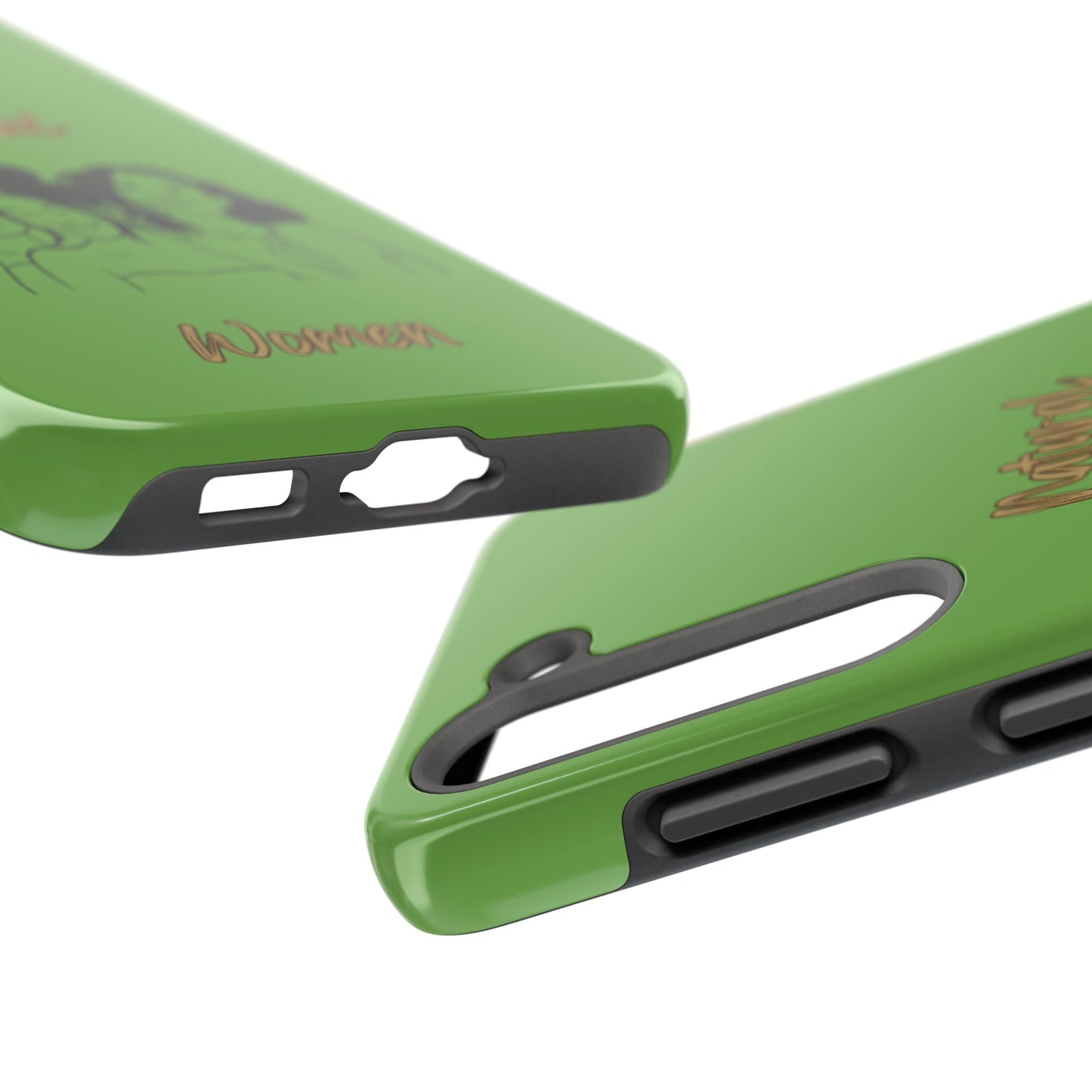 Natural Women Laughing Friends (BL)Tough Phone Cases GREEN