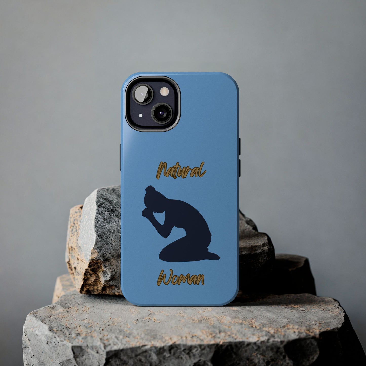 Natural Woman Pray (BL)Tough Phone Cases LIGHT BLUE