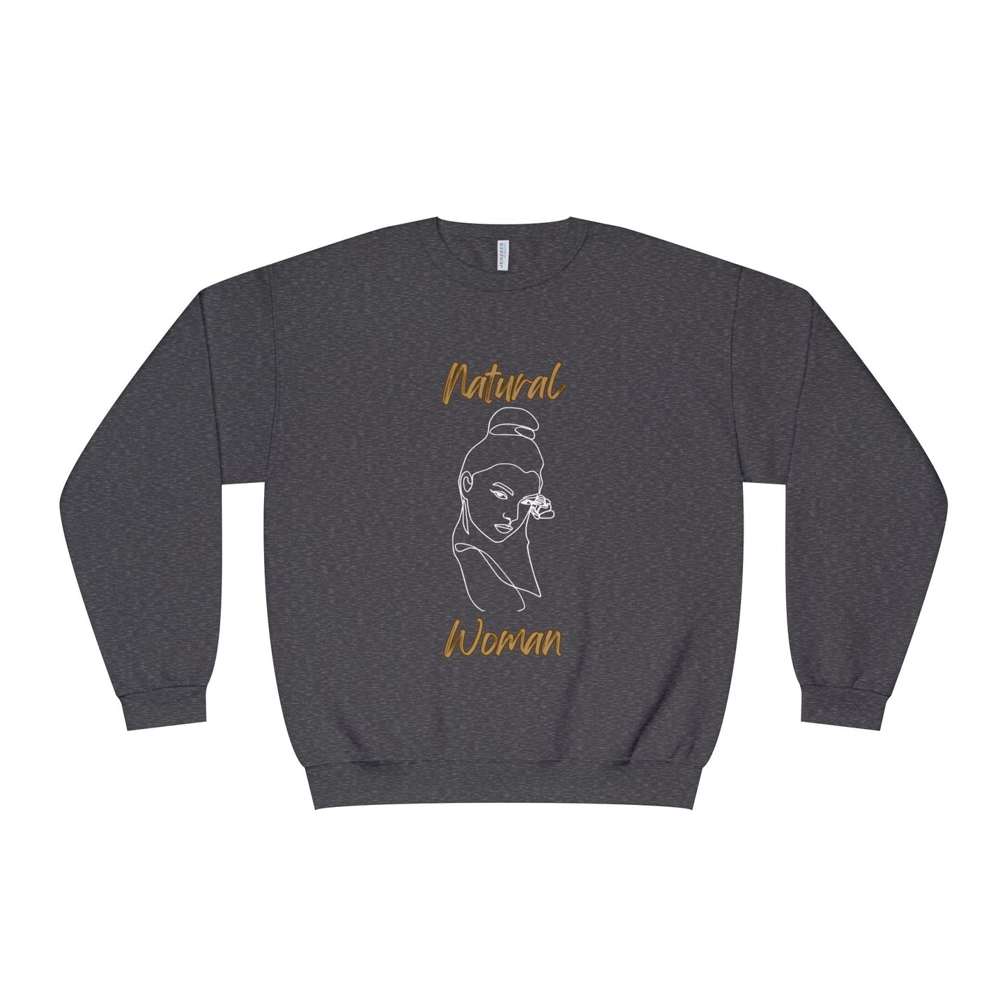 Natural Woman Sassy Bun (WL) Crewneck Sweatshirt
