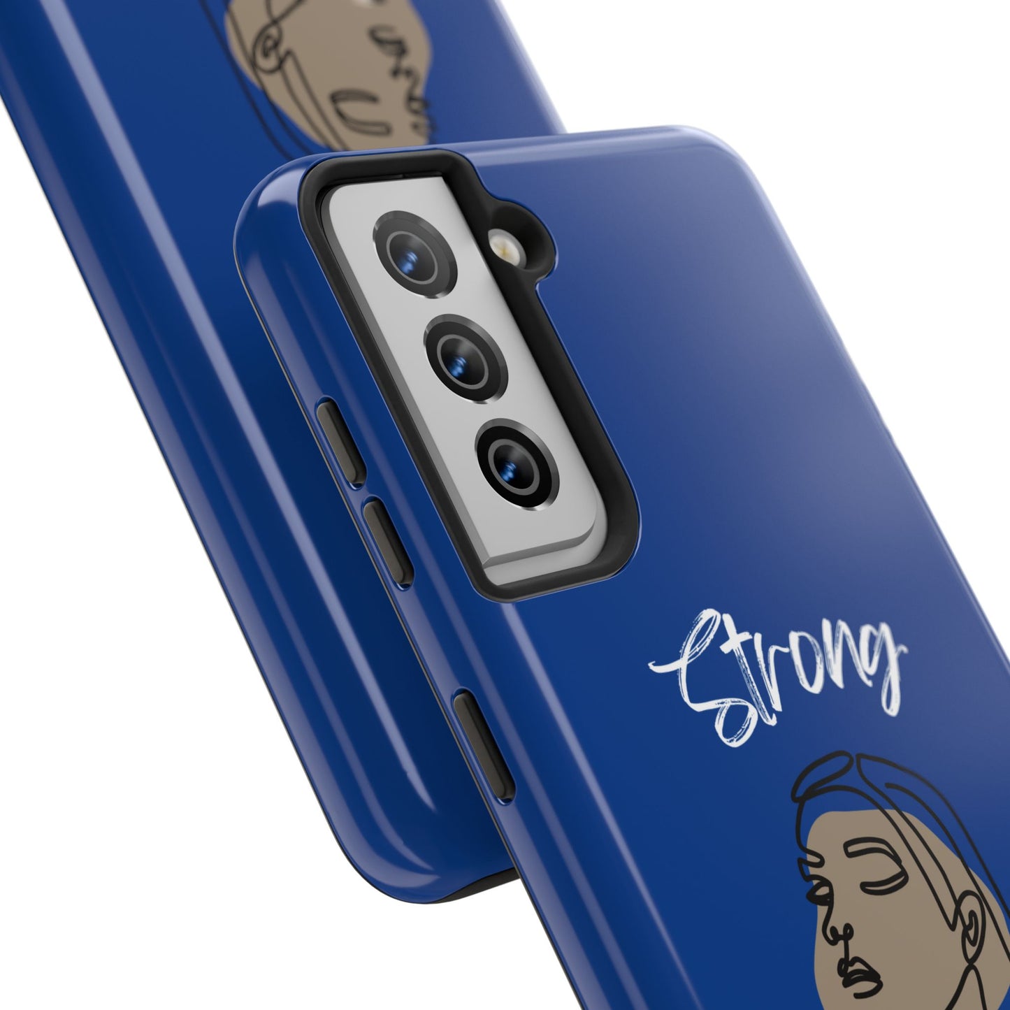 Strong Momma (WL) Tough Phone Cases DARK BLUE