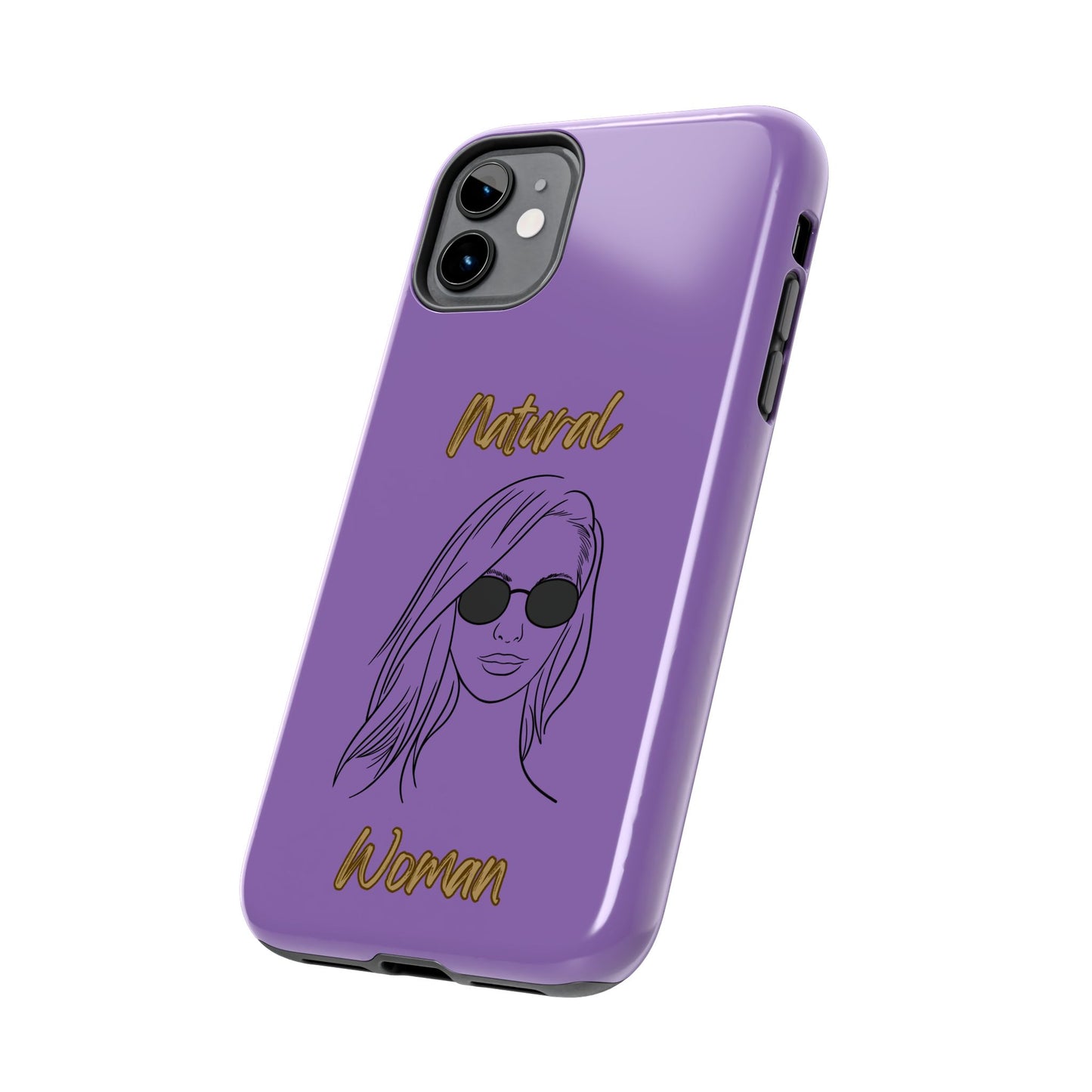 Natural Woman Shades (BL)Tough Phone Cases LIGHT PURPLE