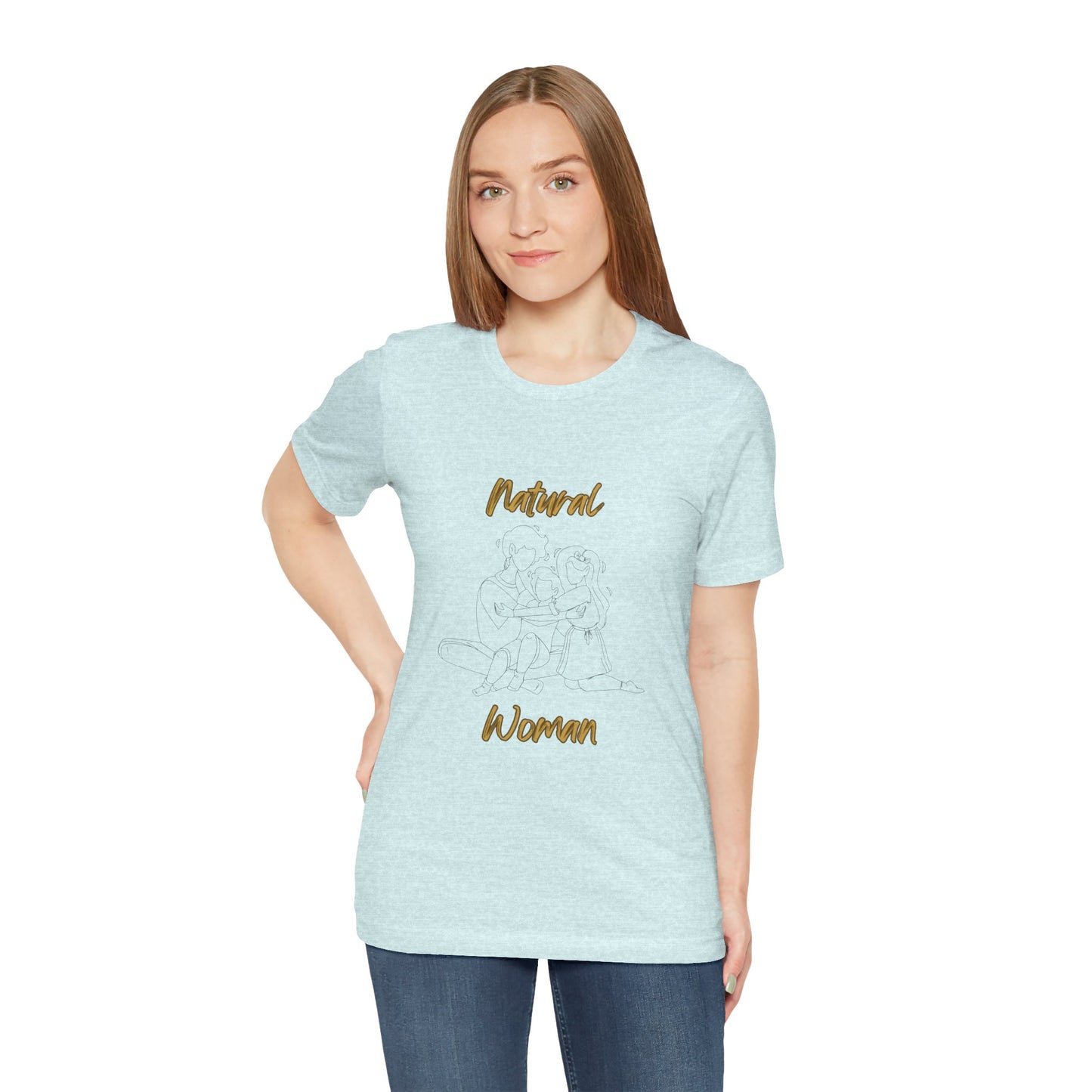 Natural Woman Bear Hugs (BL) Short Sleeve T-Shirt
