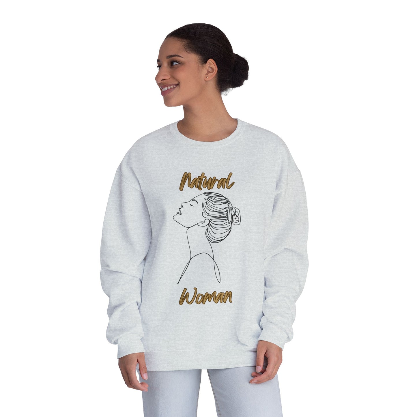 Natural Woman Wet Bun (BL) Crewneck Sweatshirt