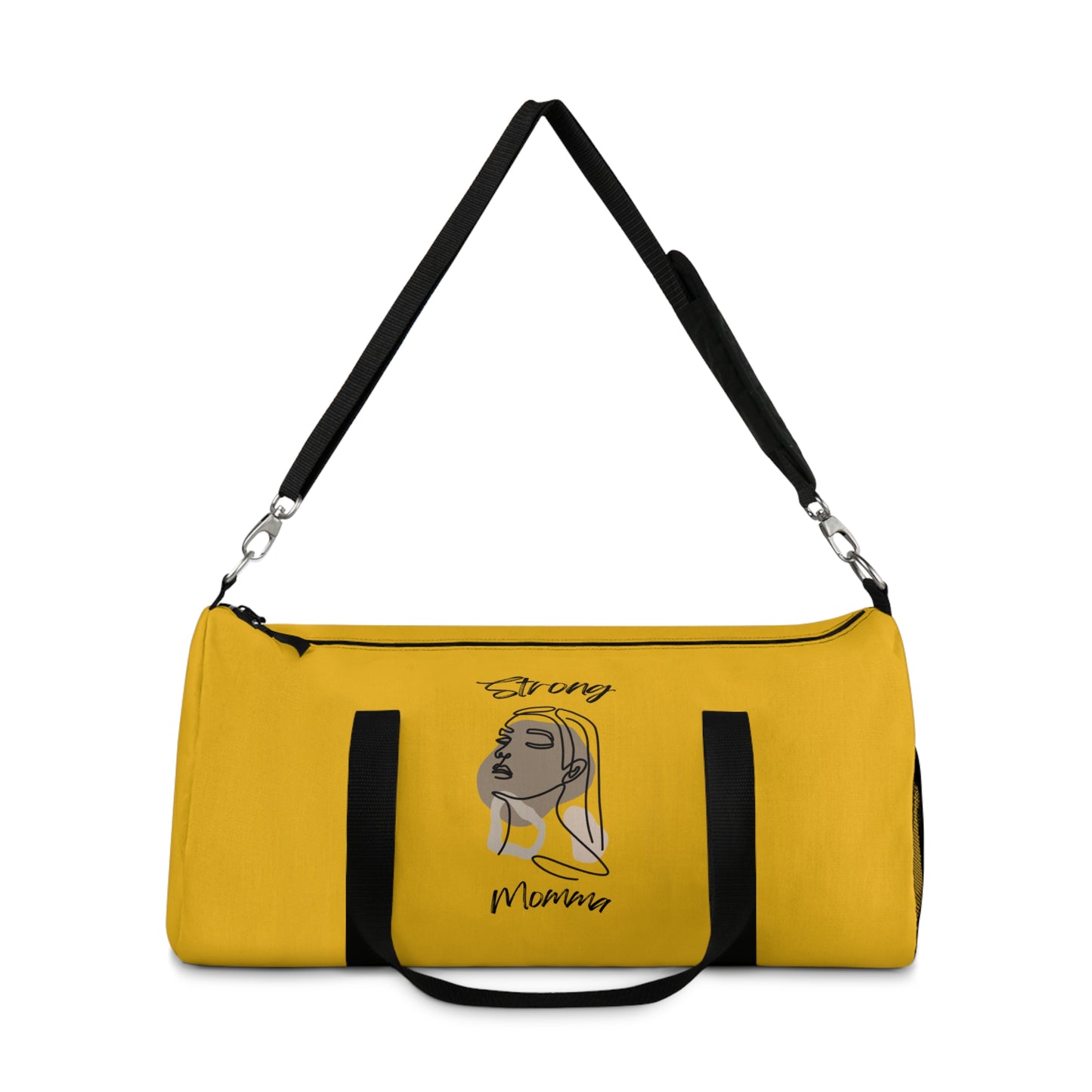 Strong Momma (BL) Duffel Bag YELLOW
