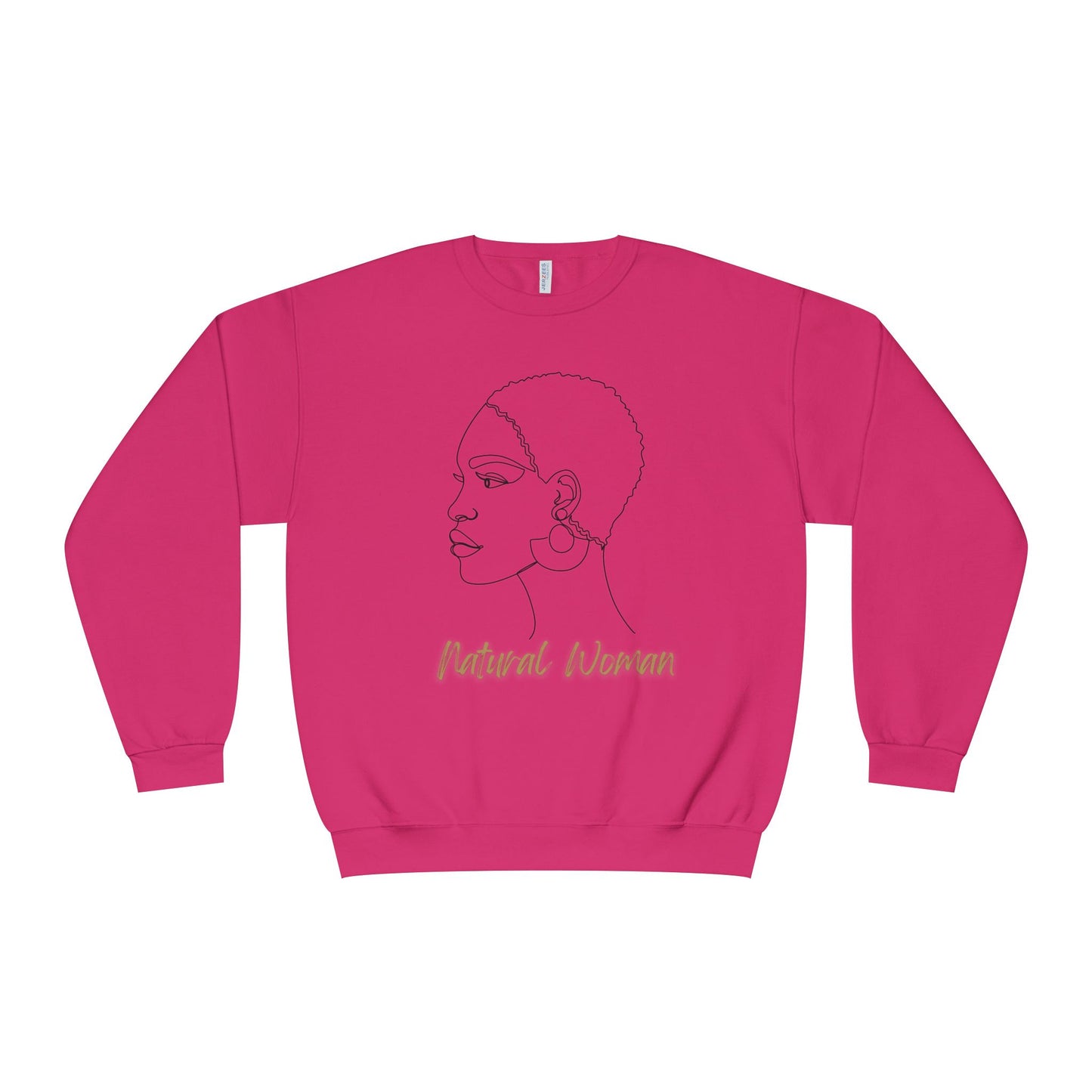 Natural Woman Finger Waves (BL) Crewneck Sweatshirt