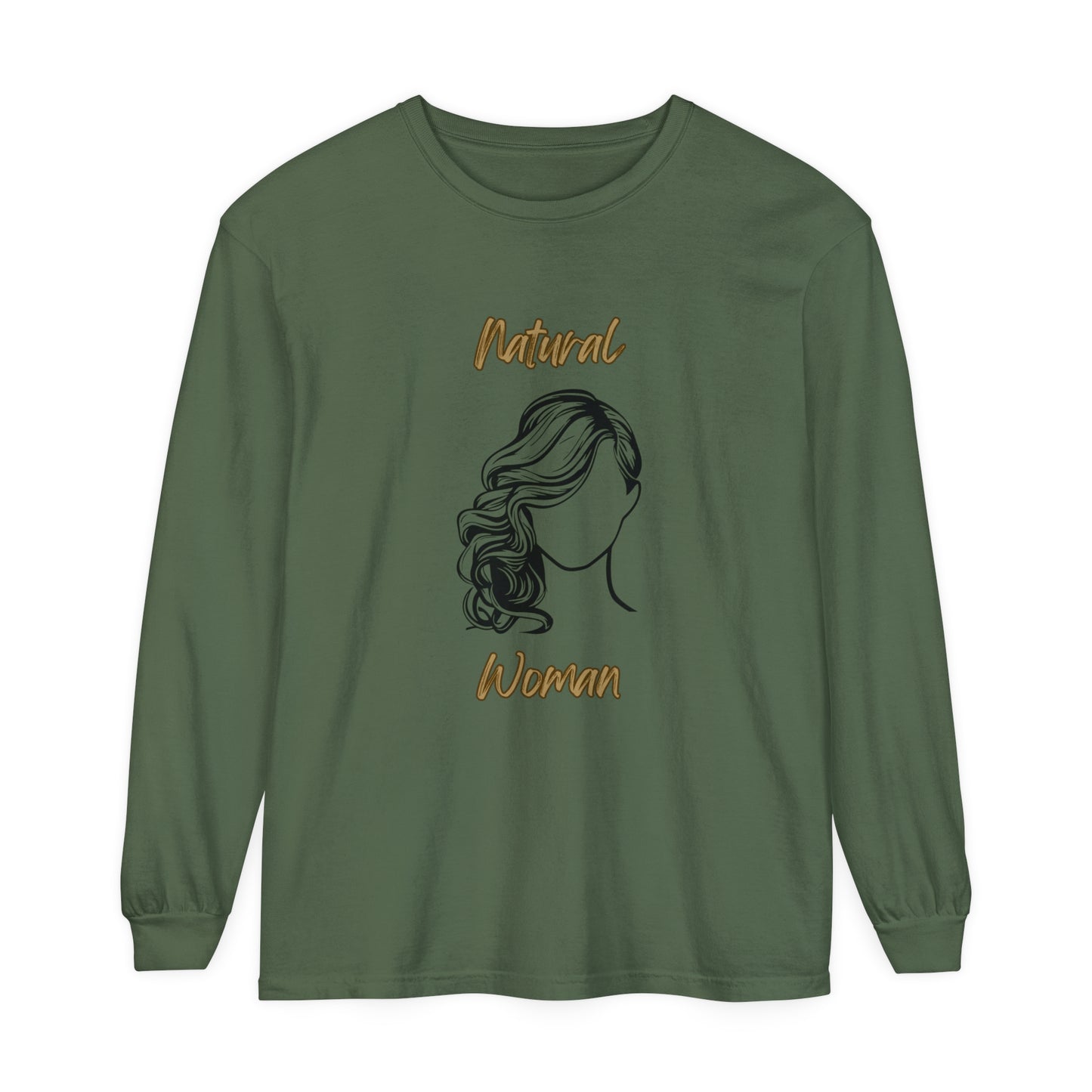 Natural Woman Long Curl (BL) Long Sleeve T-Shirt