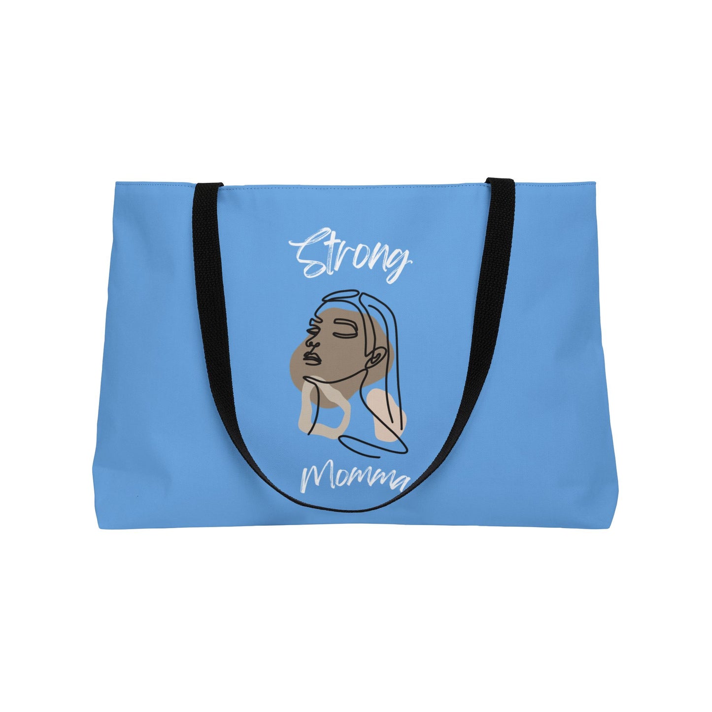Strong Momma (WL) Weekender Tote Bag LIGHT BLUE