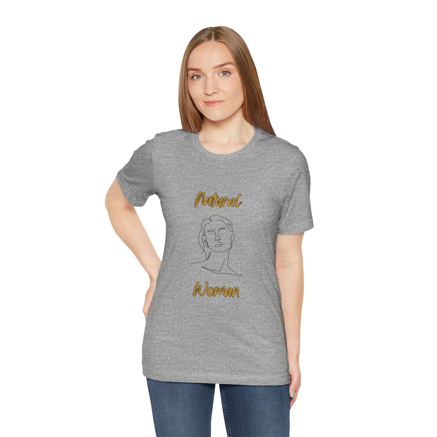 Natural Woman Hello (BL) Short Sleeve T-Shirt