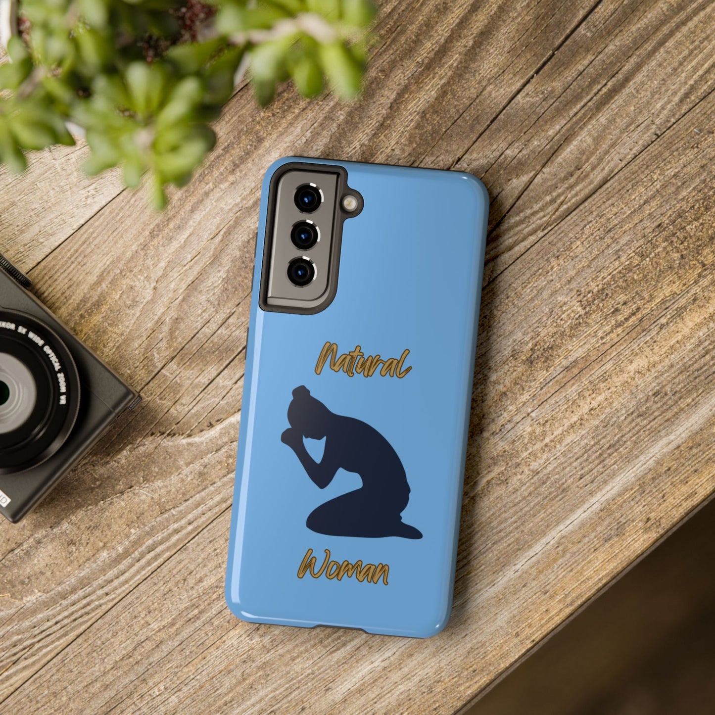 Natural Woman Pray (BL)Tough Phone Cases LIGHT BLUE