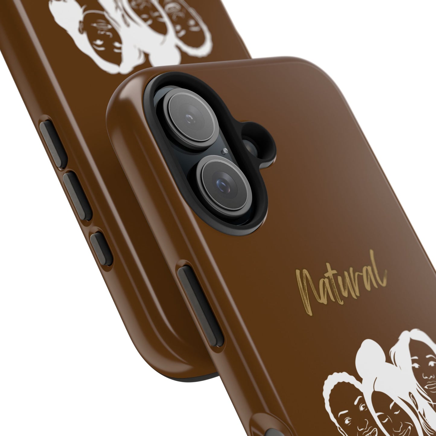 Natural Women Laughing Friends (WL)Tough Phone Cases BROWN
