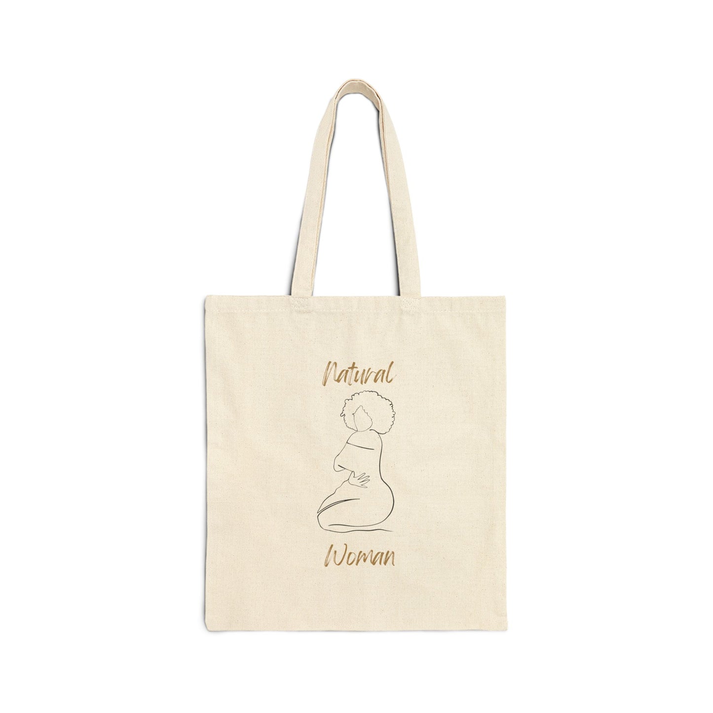 Natural Woman Hug (BL) Canvas Tote Bag