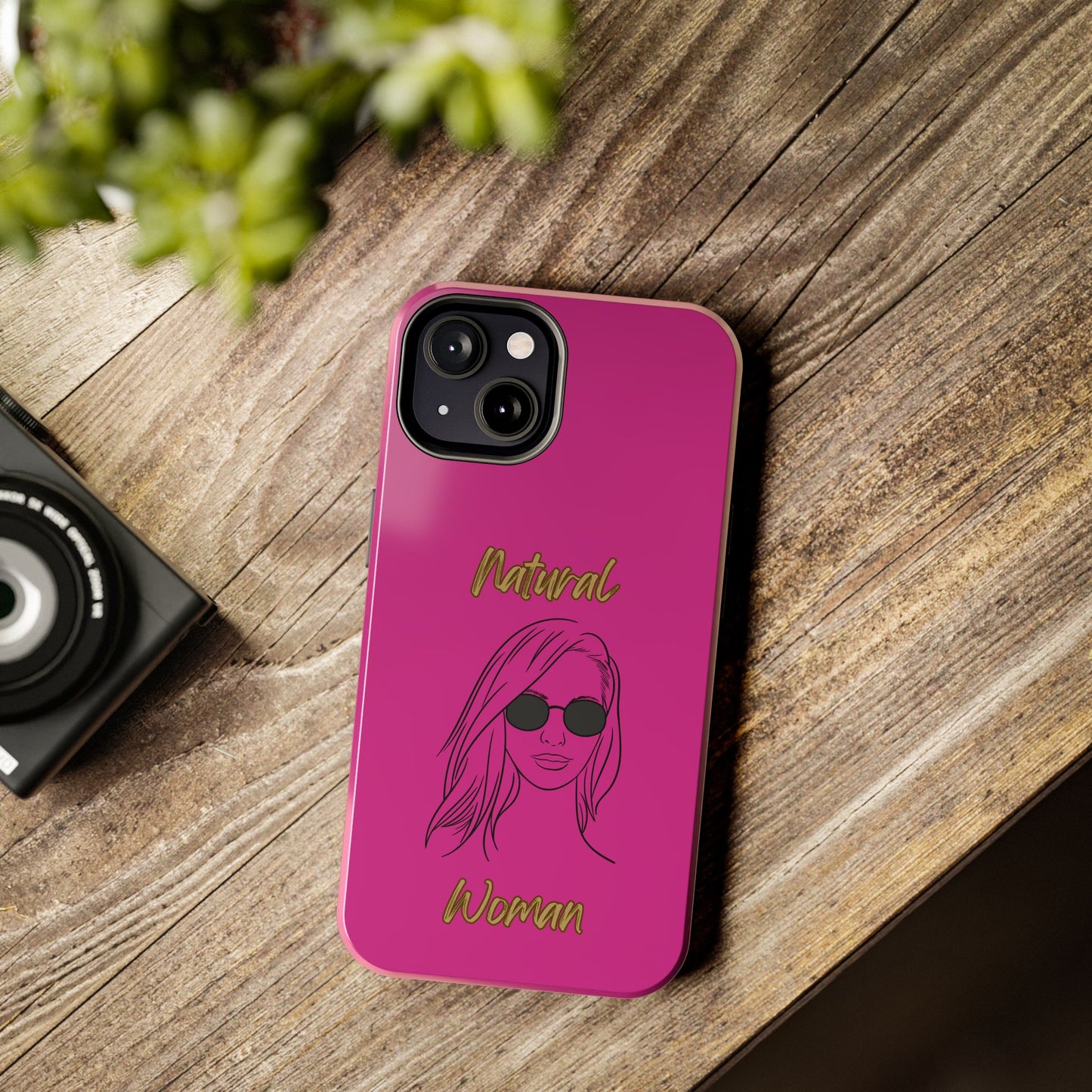 Natural Woman Shades (BL)Tough Phone Cases PINK