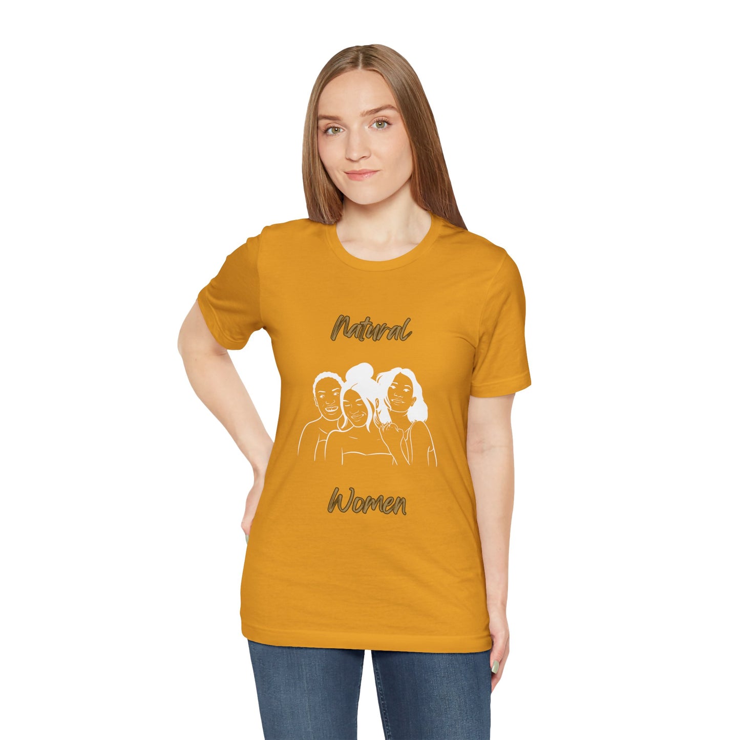 Natural Woman Laughing Friends (WL) Short Sleeve T-Shirt