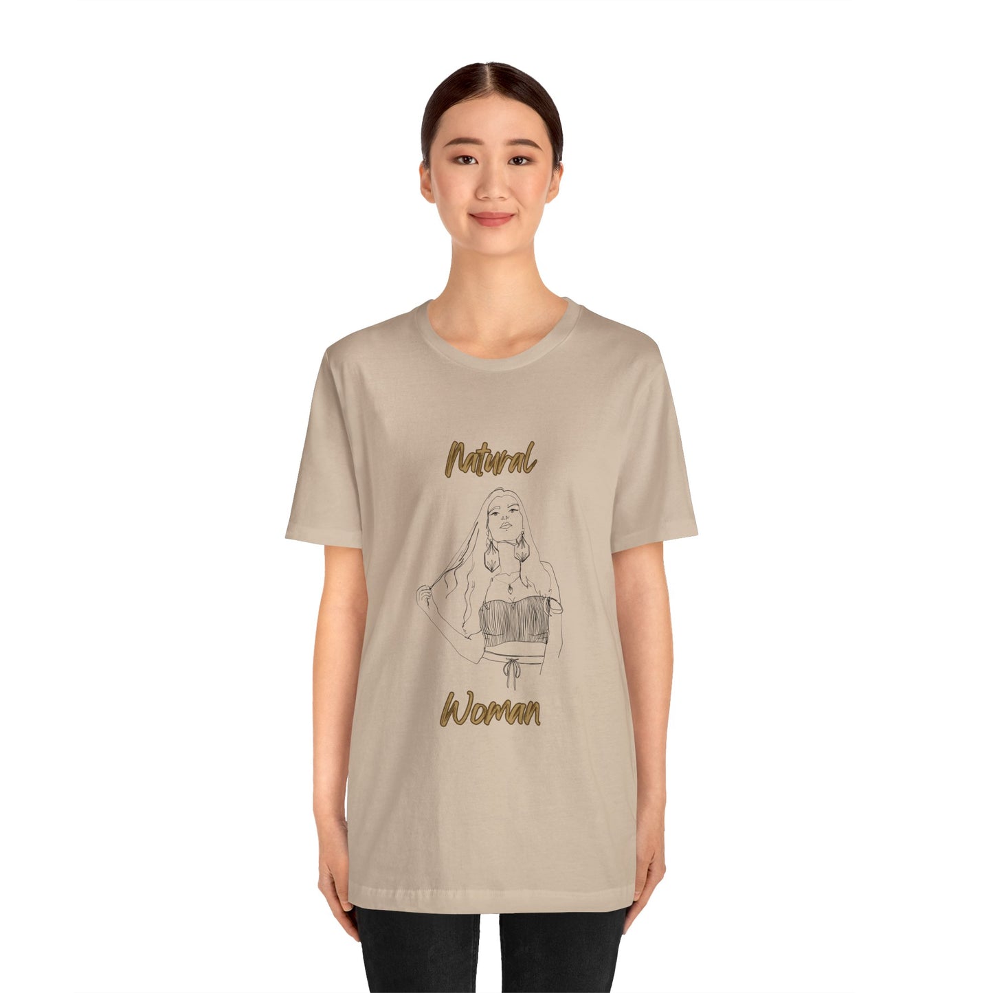 Natural Woman Thinking (BL) Short Sleeve T-Shirt
