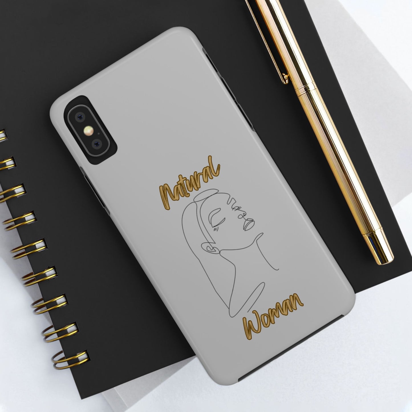 Natural Woman Calm (BL) Tough Phone Cases LIGHT GREY
