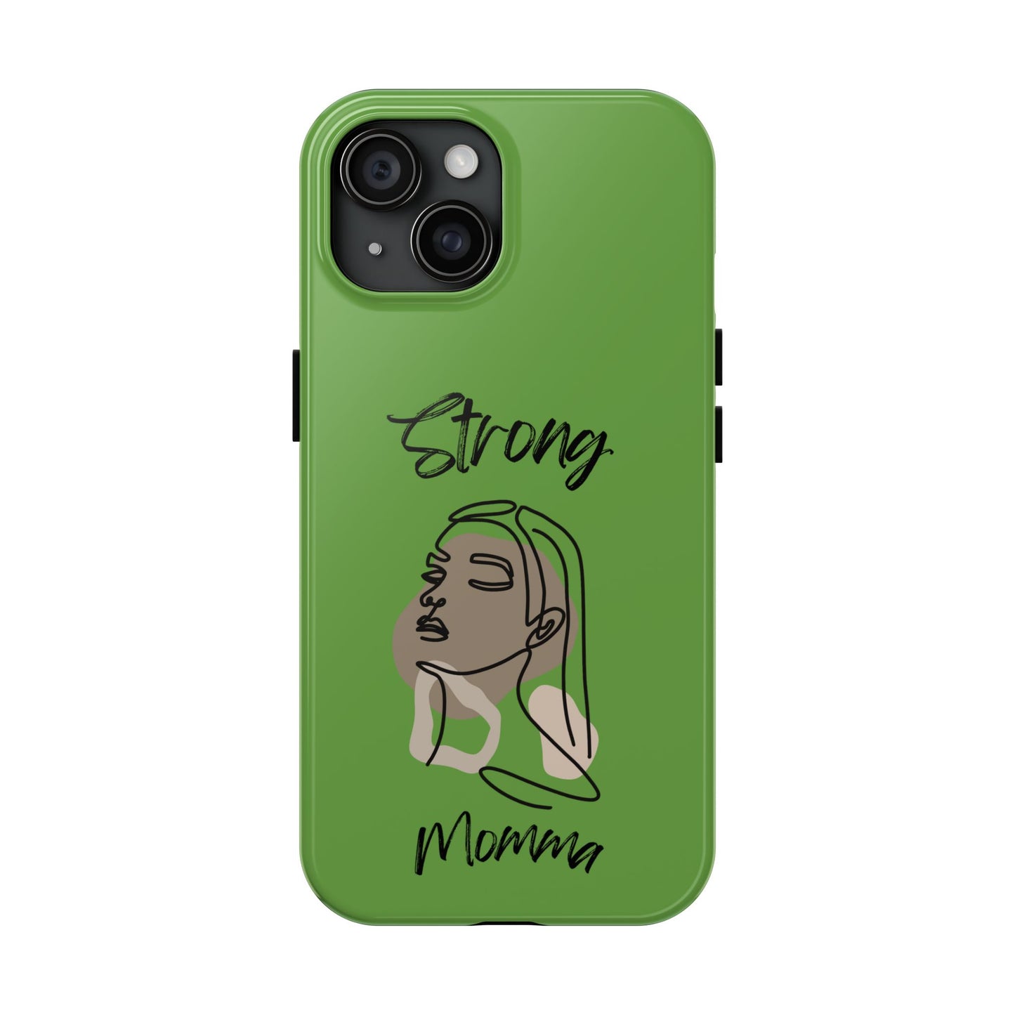 STRONG MOMMA Samsung Galaxy Tough Phone Cases (BL) Green
