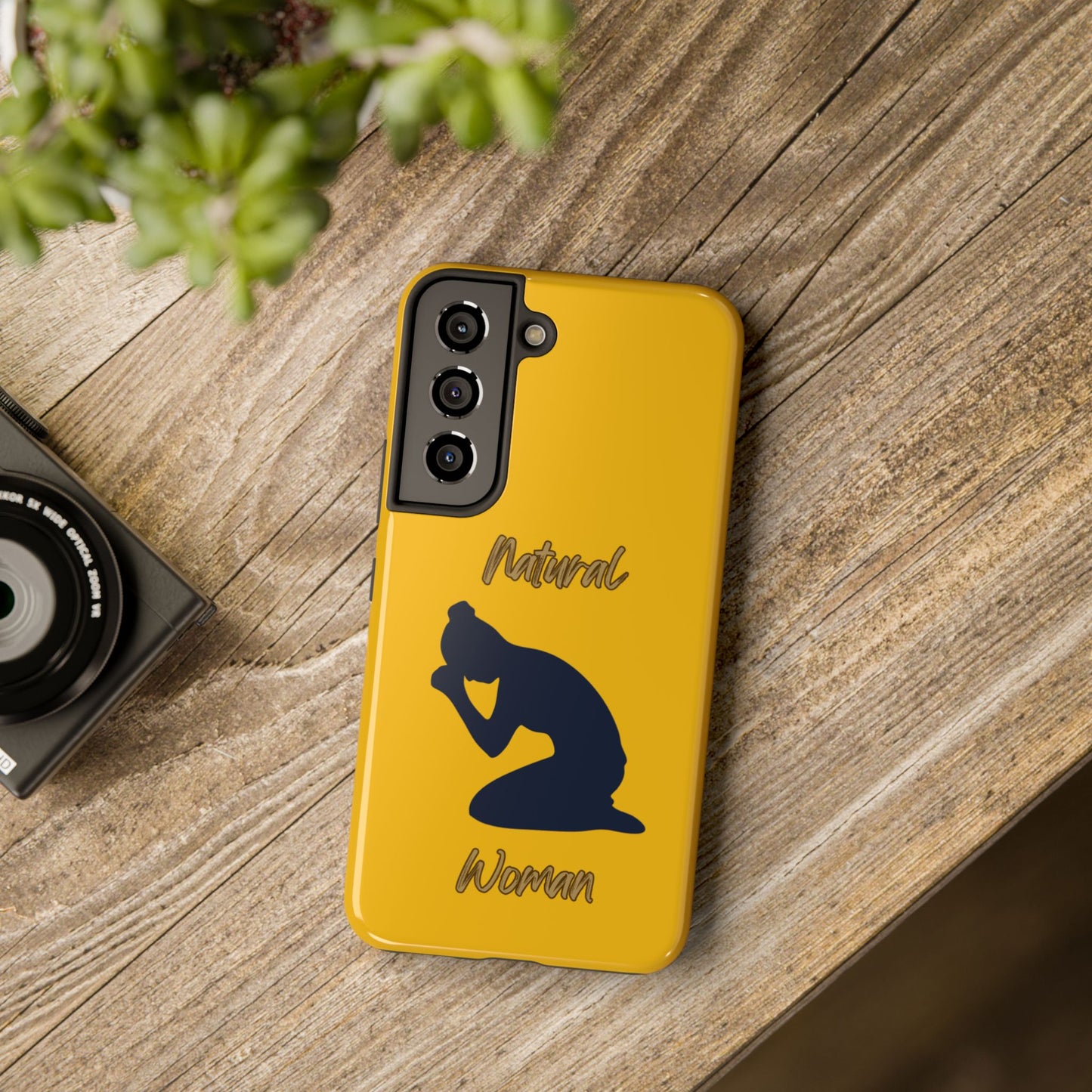 Natural Woman Pray (BL) Tough Phone Cases YELLOW