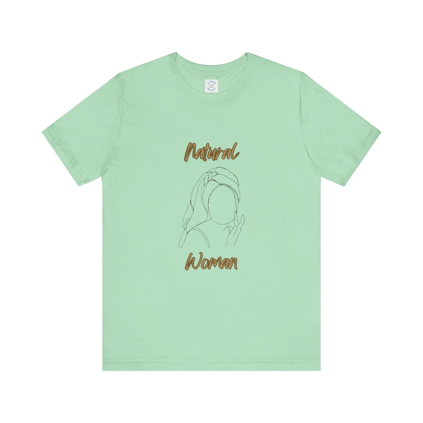 Natural Woman Towel Wrapped (BL) Short Sleeve T-Shirt