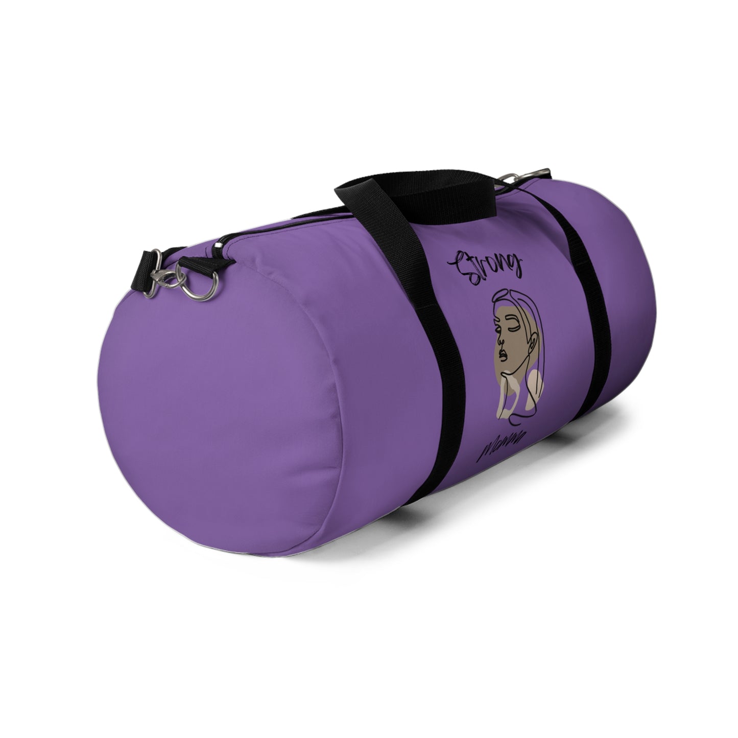 Strong Momma (BL) Duffel Bag LIGHT PURPLE
