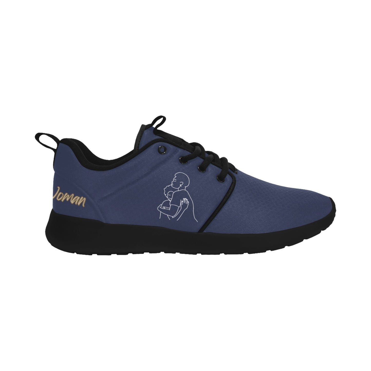 Natural Woman SAFE WITH MOMMA (WL) ROYAL w/ Sole Sneakers