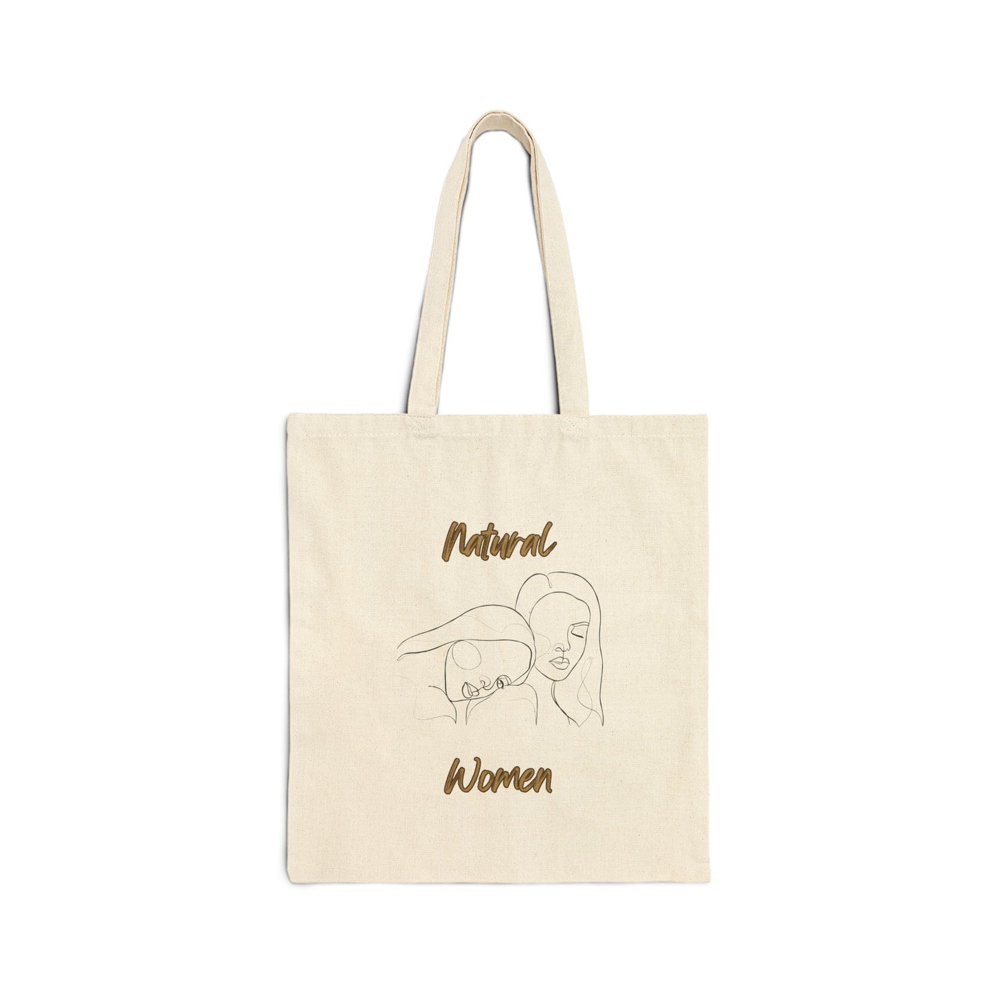 Natural Woman Sisters (BL) Cotton Canvas Tote Bag