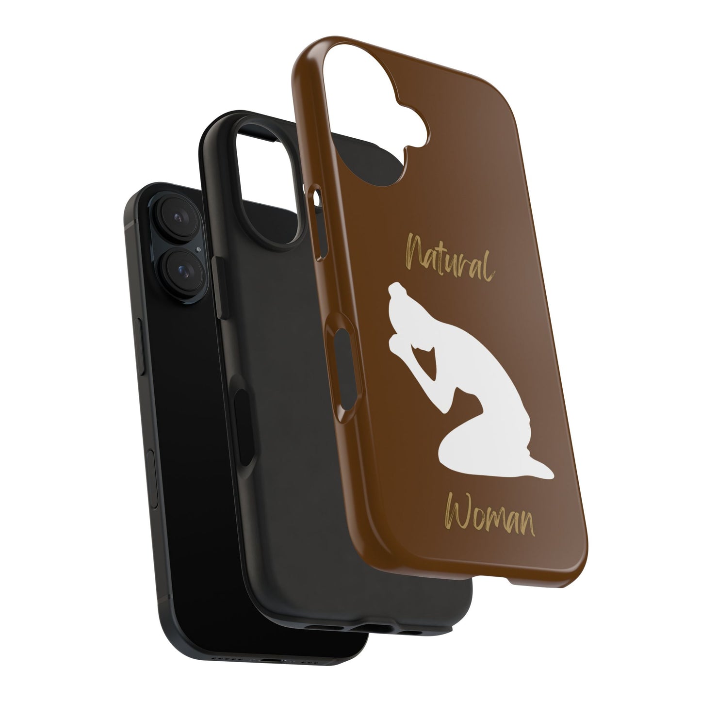 Natural Woman Pray (WL) Tough Phone Cases BROWN