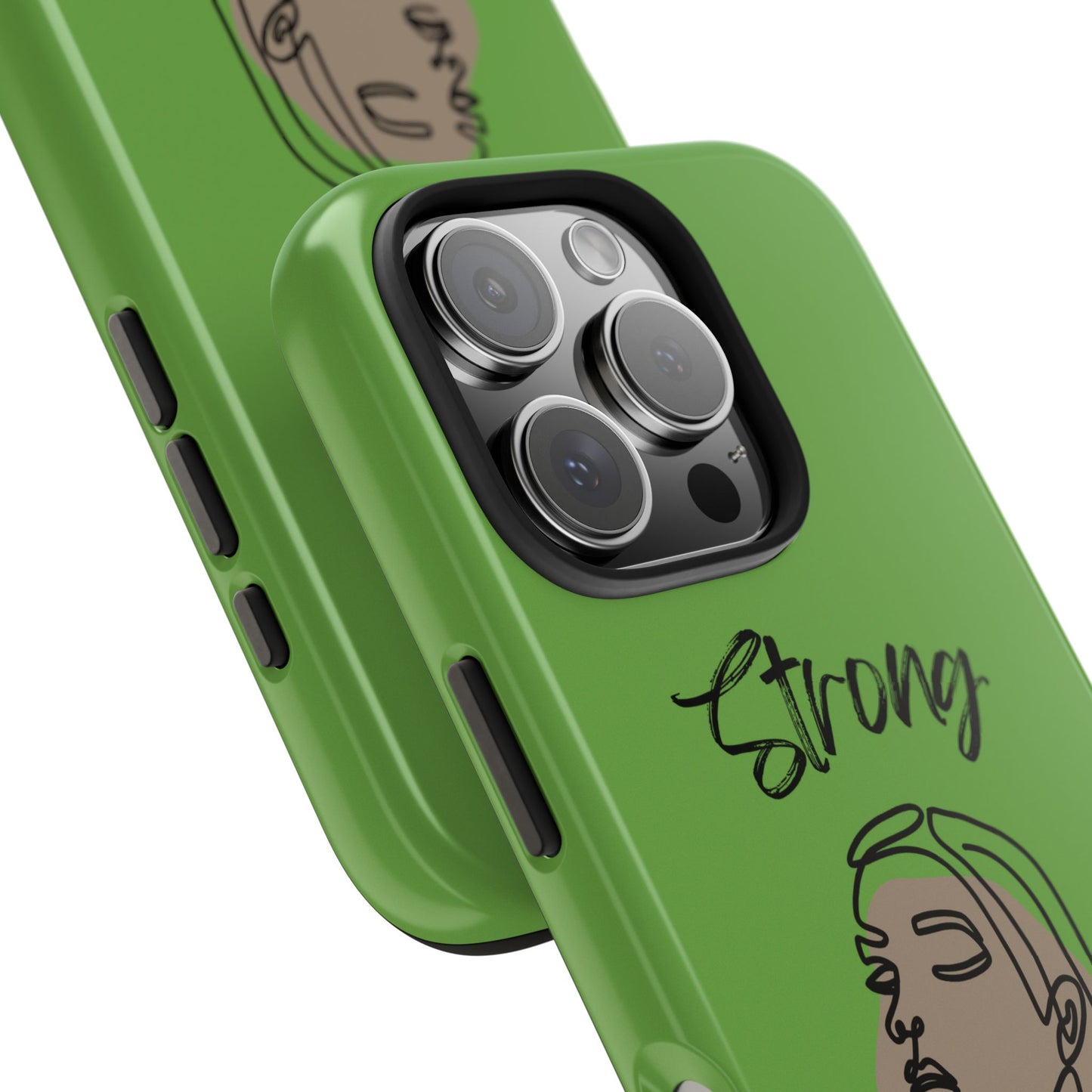 STRONG MOMMA Samsung Galaxy Tough Phone Cases (BL) Green