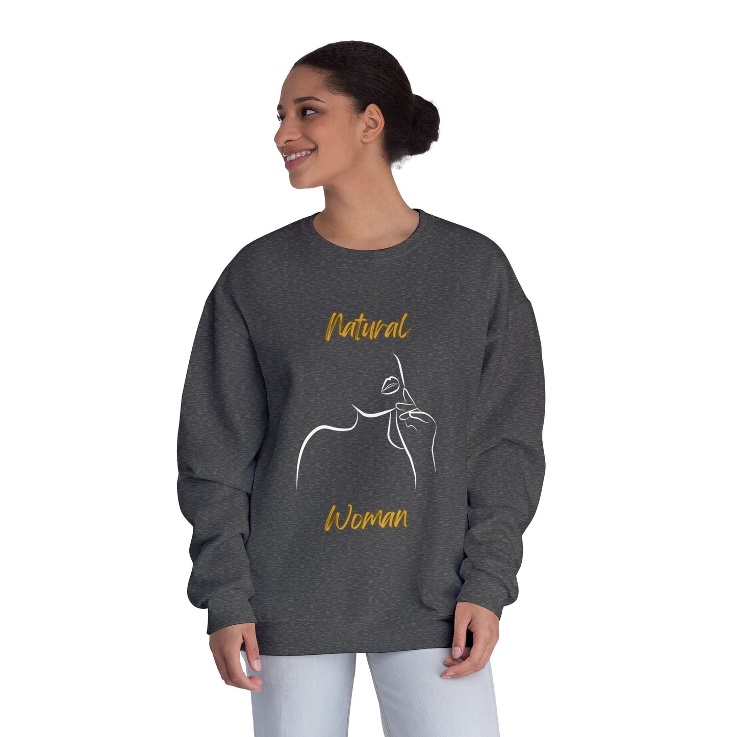 Natural Woman Chin Up (WL) Crewneck Sweatshirt