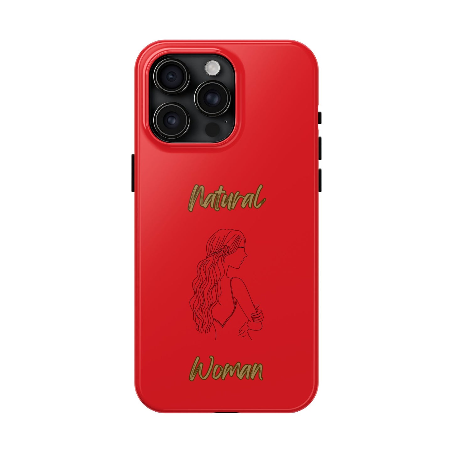 Natural Woman Young Woman (BL)Tough Phone Cases RED