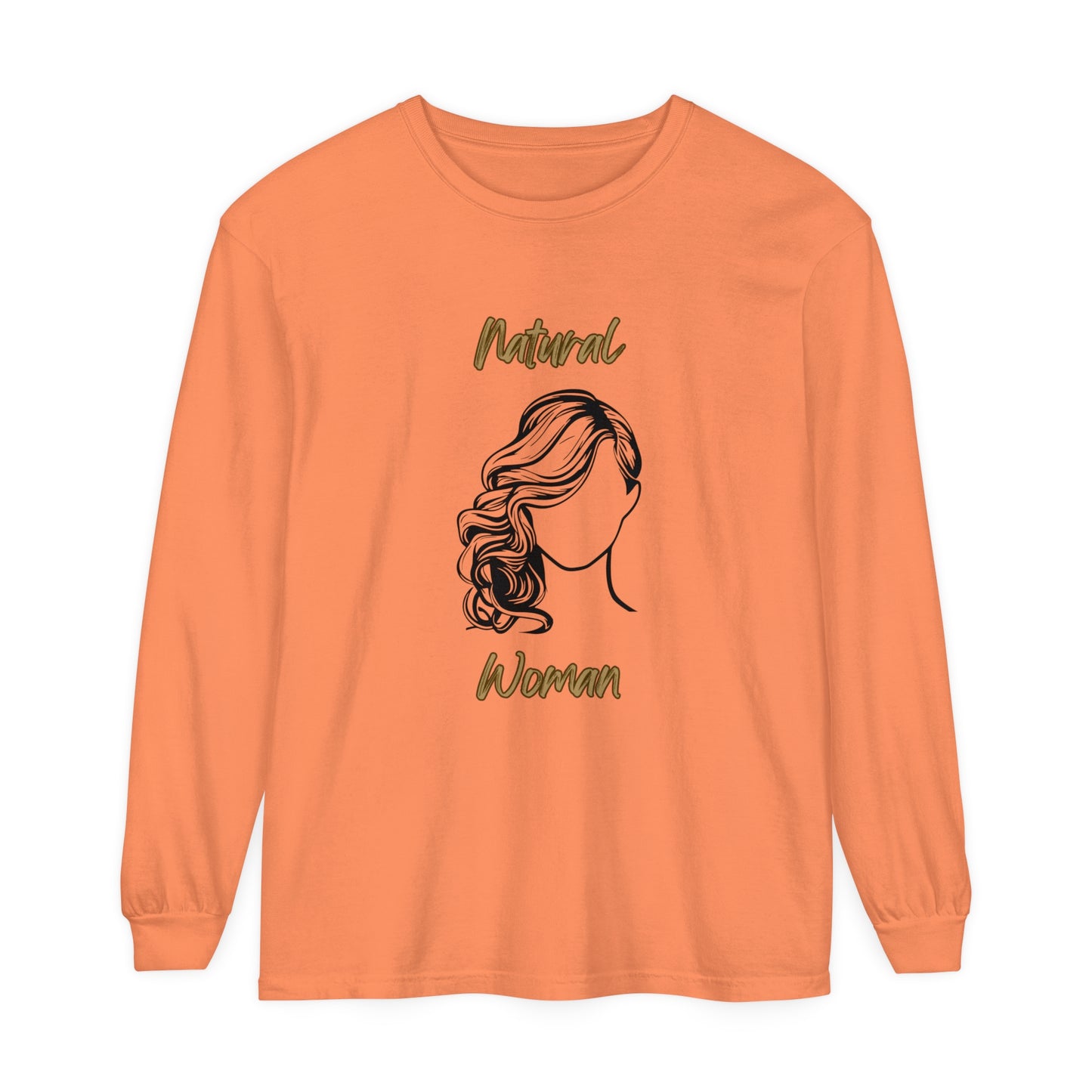 Natural Woman Long Curl (BL) Long Sleeve T-Shirt