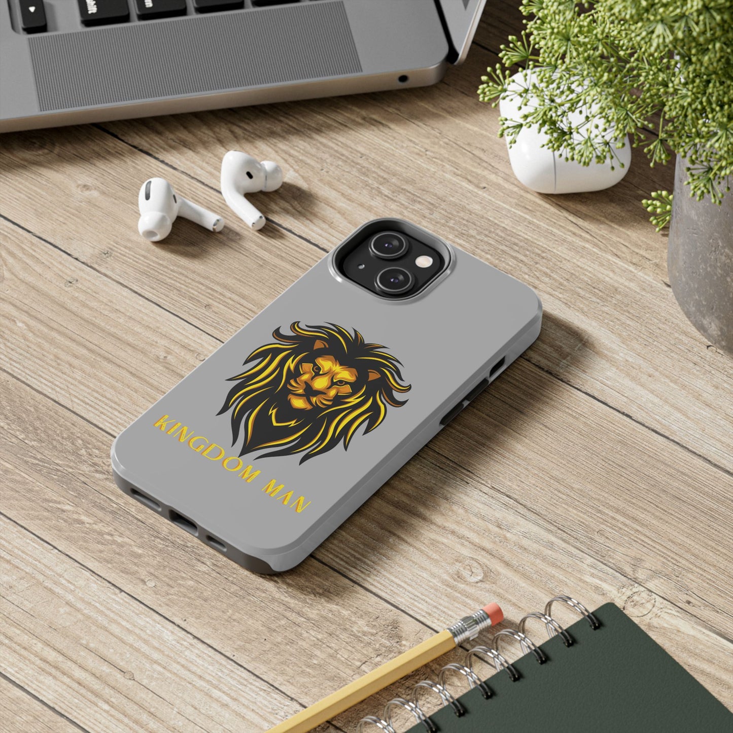 KIngdom Man (Gold Label) Tough Phone Cases LIGHT GREY
