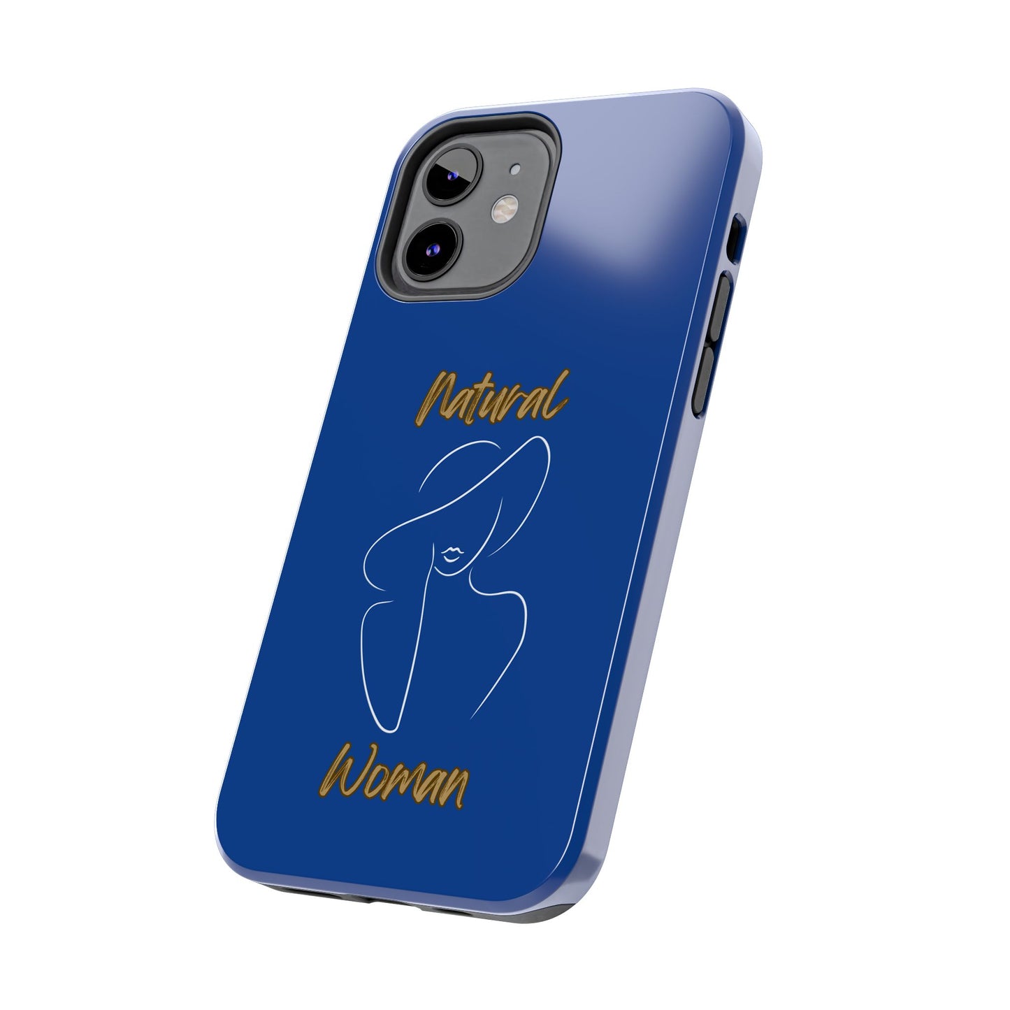 Natural Woman Sun Hat (WL) Tough Phone Cases DARK BLUE