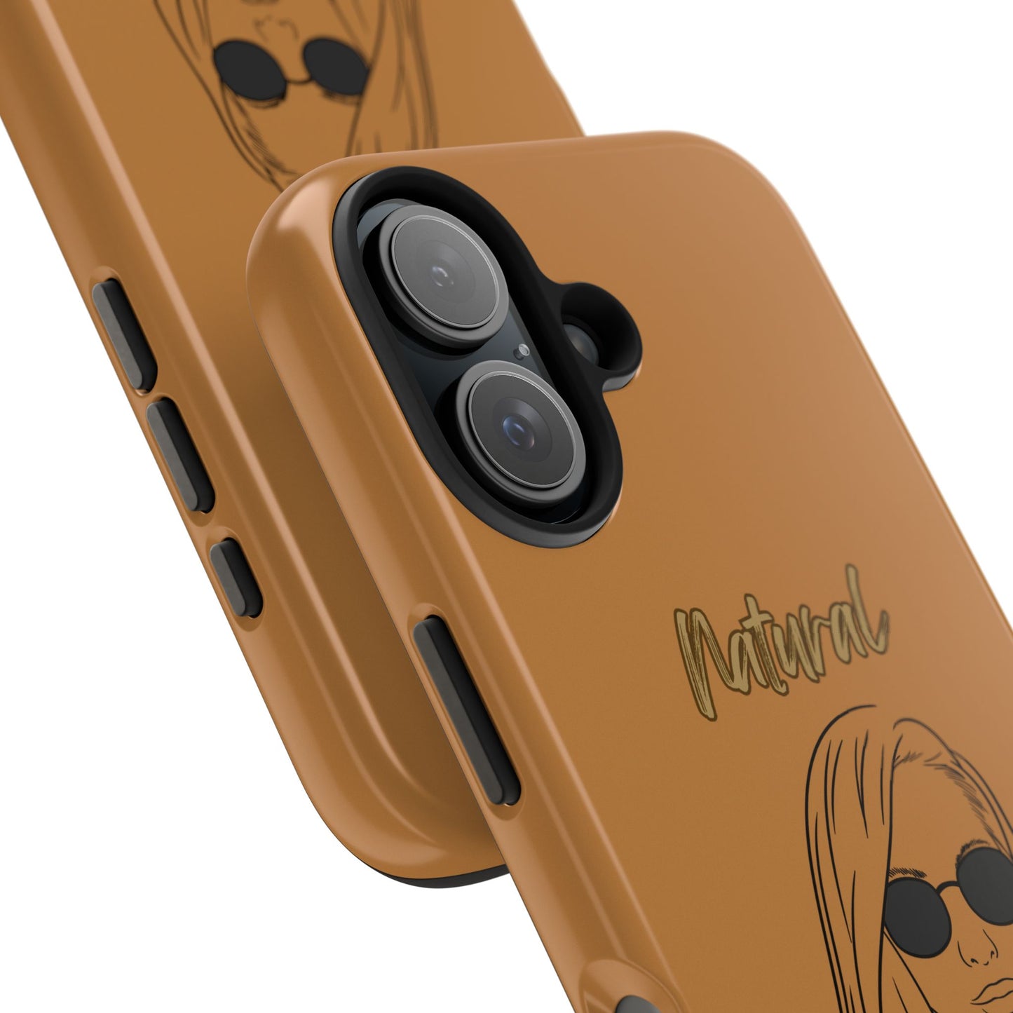 Natural Woman Shades (BL)Tough Phone Cases LIGHT BROWN