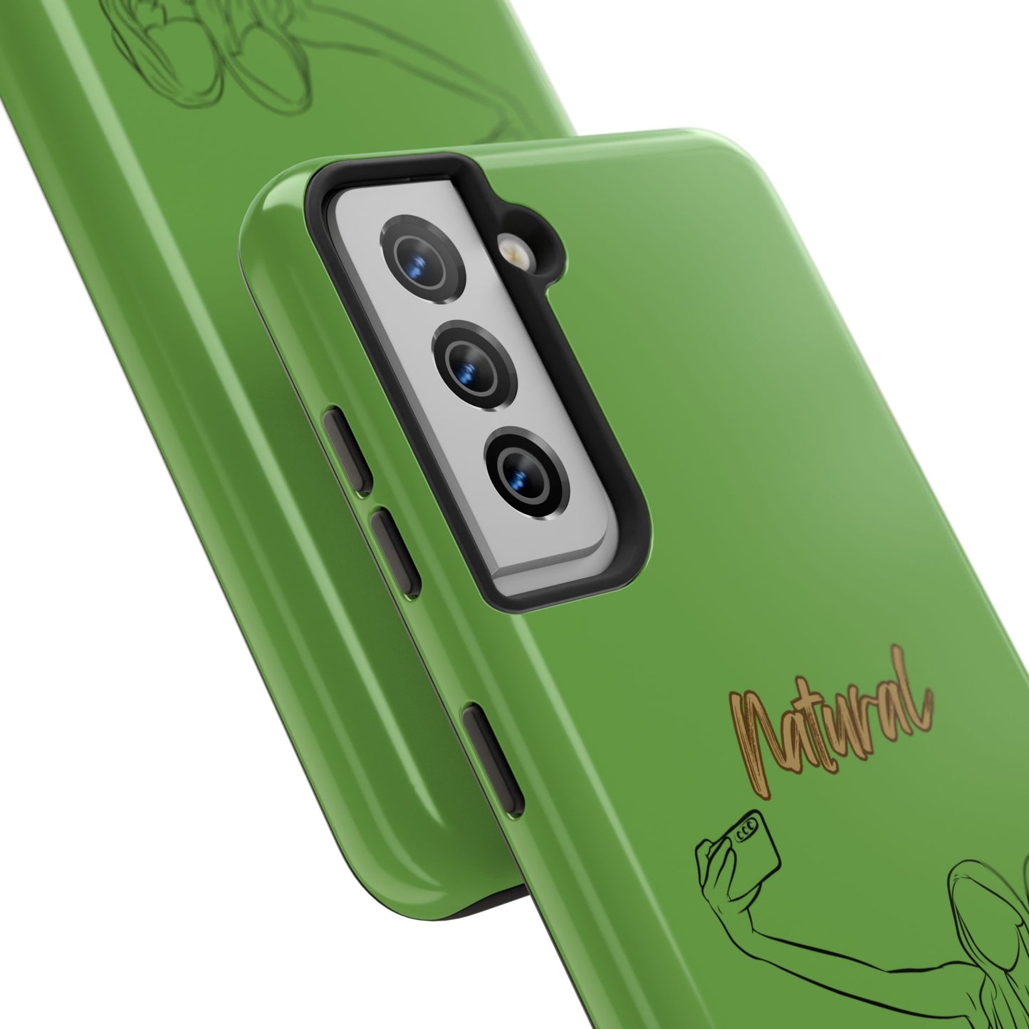 Natural Woman Friends Selfie (BL)Tough Phone Cases GREEN