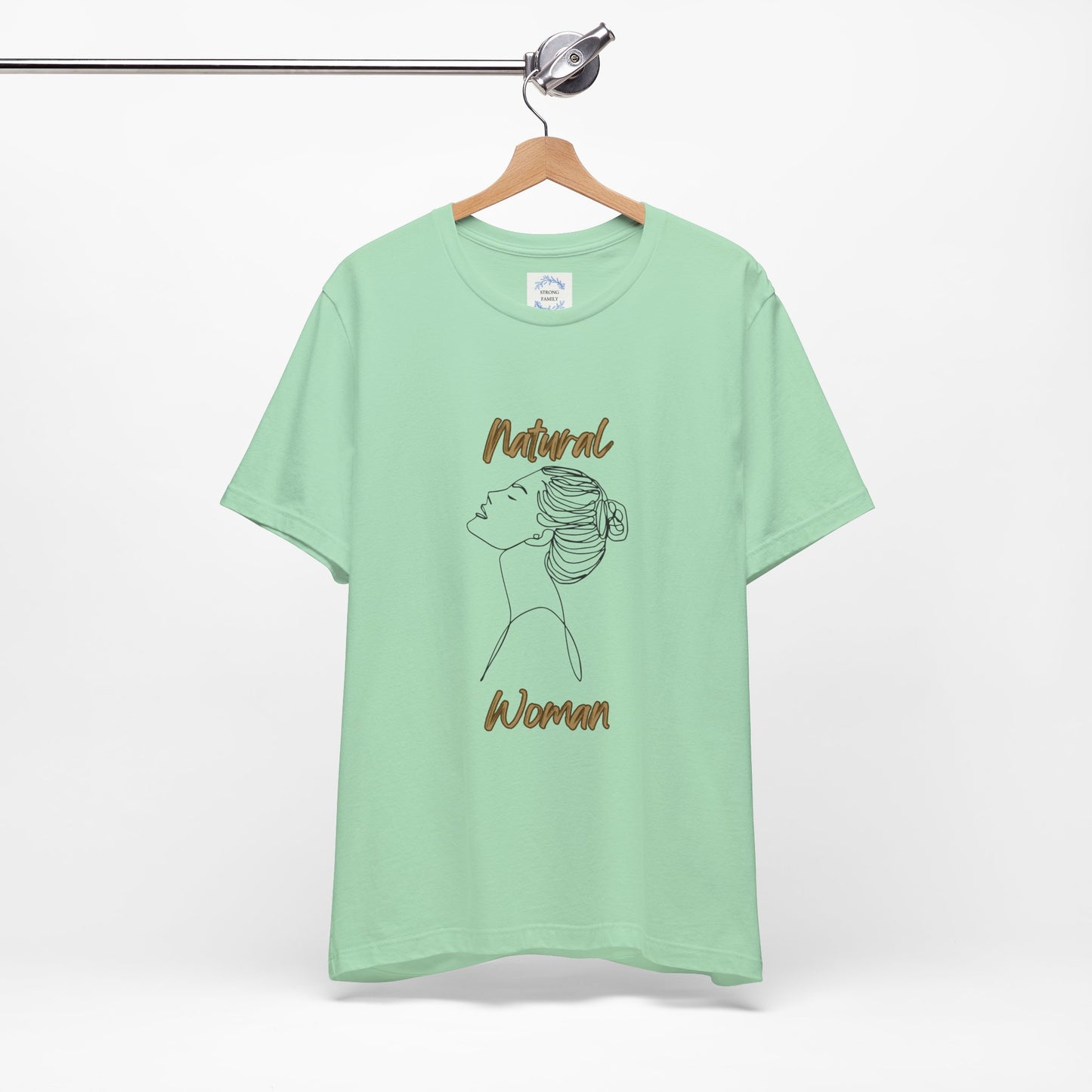 Natural Woman Wet Bun (BL) Short Sleeve T-Shirt