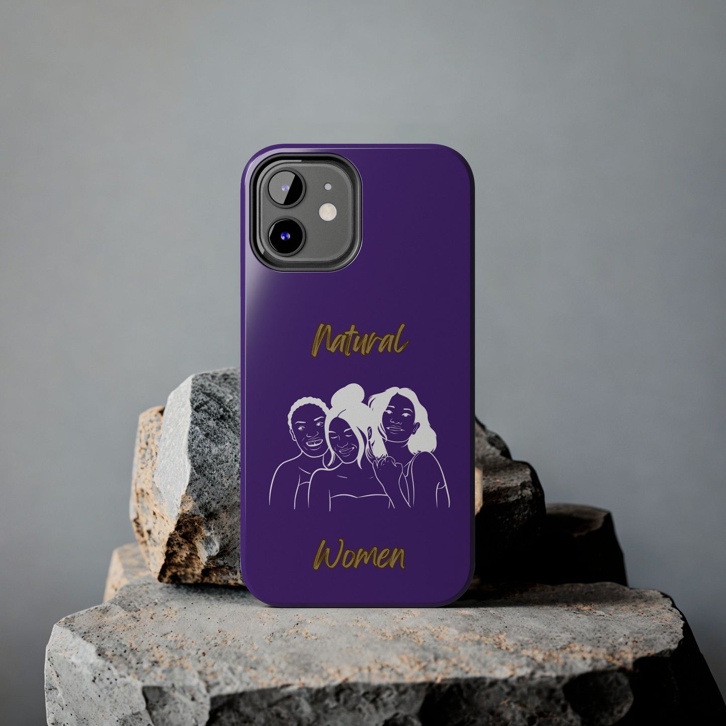 Natural Women Laughing Friends (WL)Tough Phone Cases PURPLE