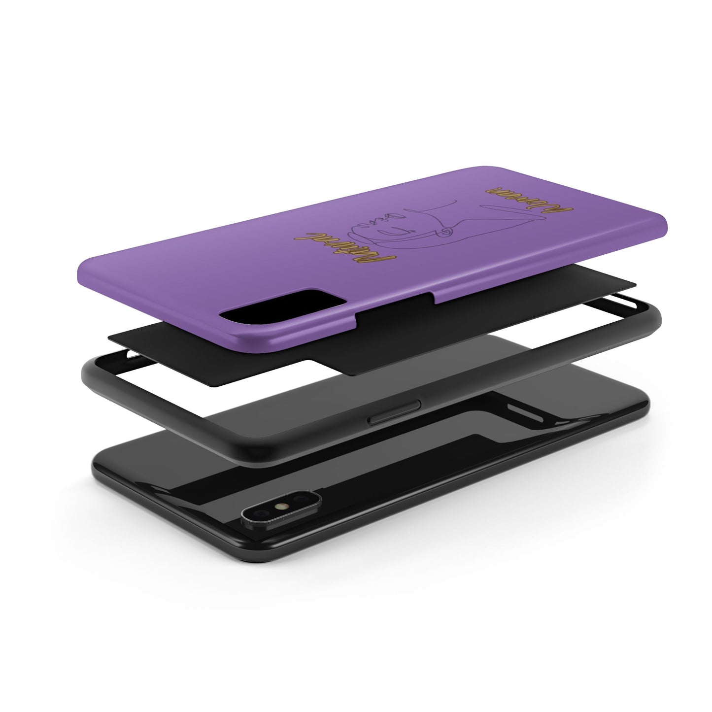 Natural Woman Calm (BL) Tough Phone Cases LIGHT PURPLE
