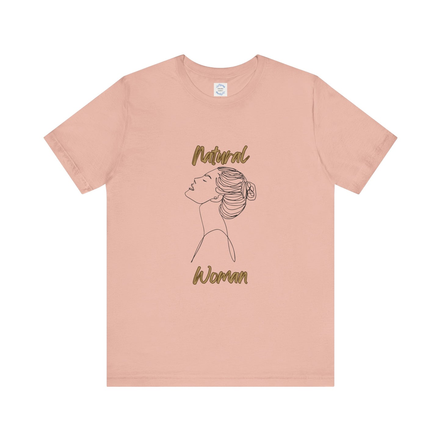 Natural Woman Wet Bun (BL) Short Sleeve T-Shirt