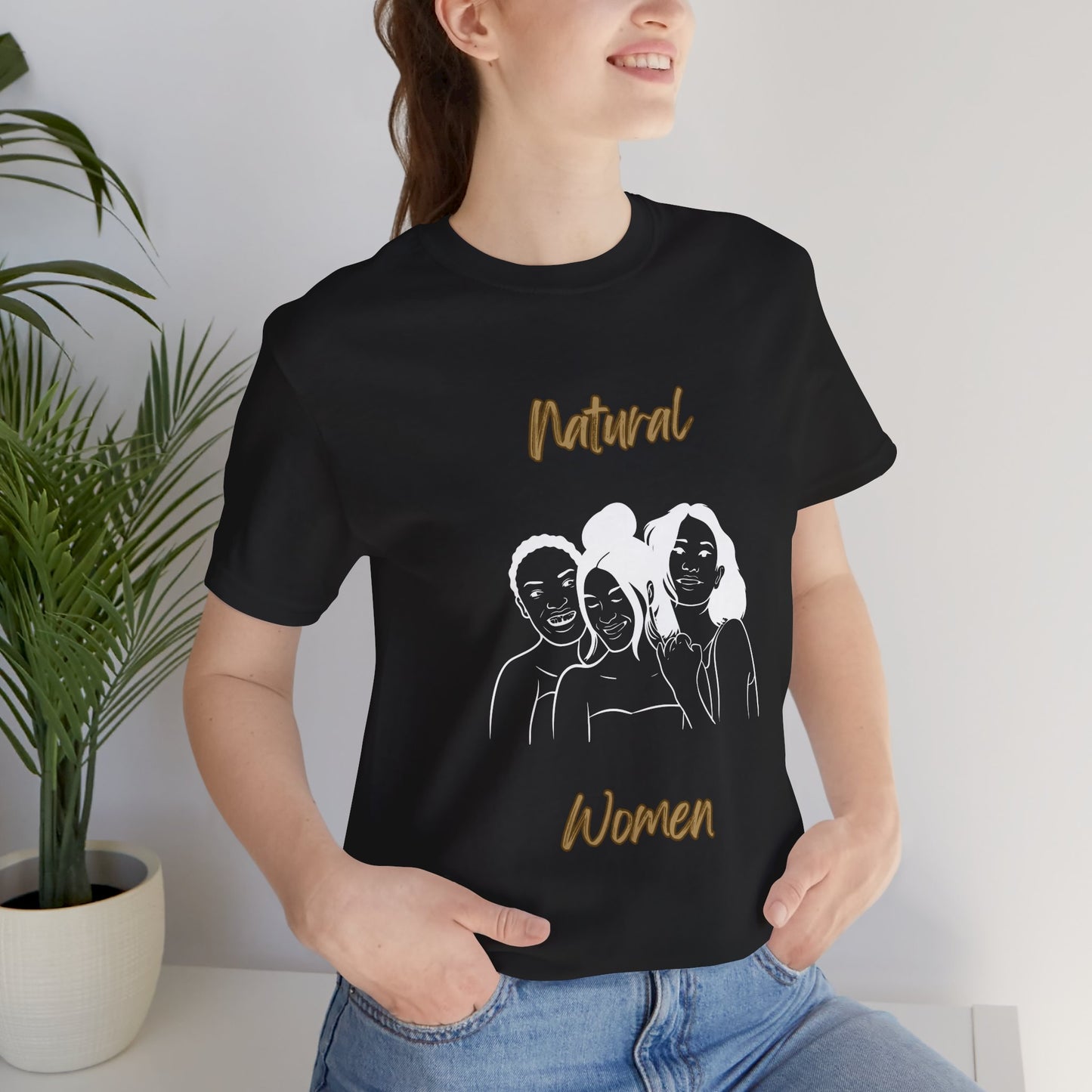 Natural Woman Laughing Friends (WL) Short Sleeve T-Shirt