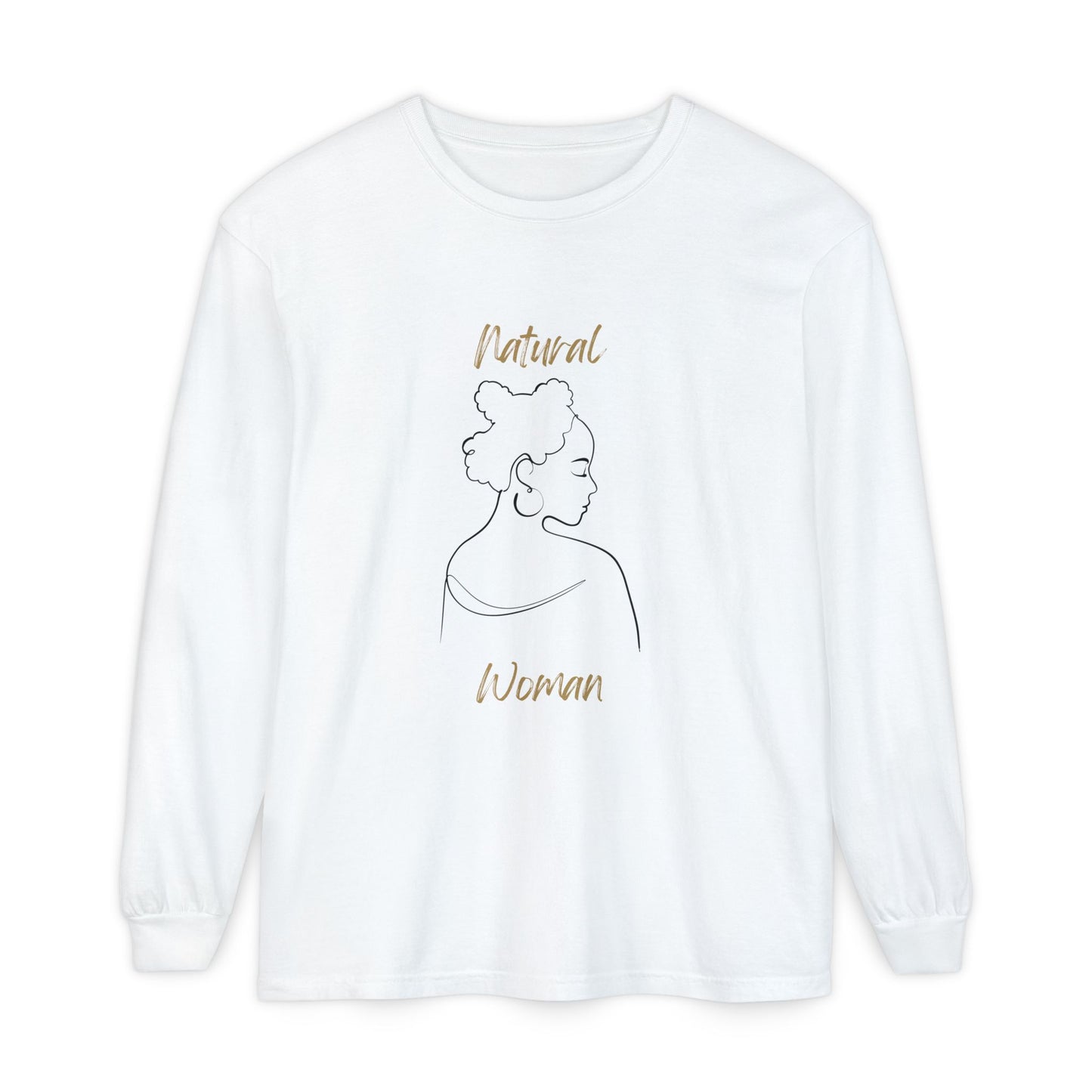 Natural Woman Twists (BL) Long Sleeve T-Shirt