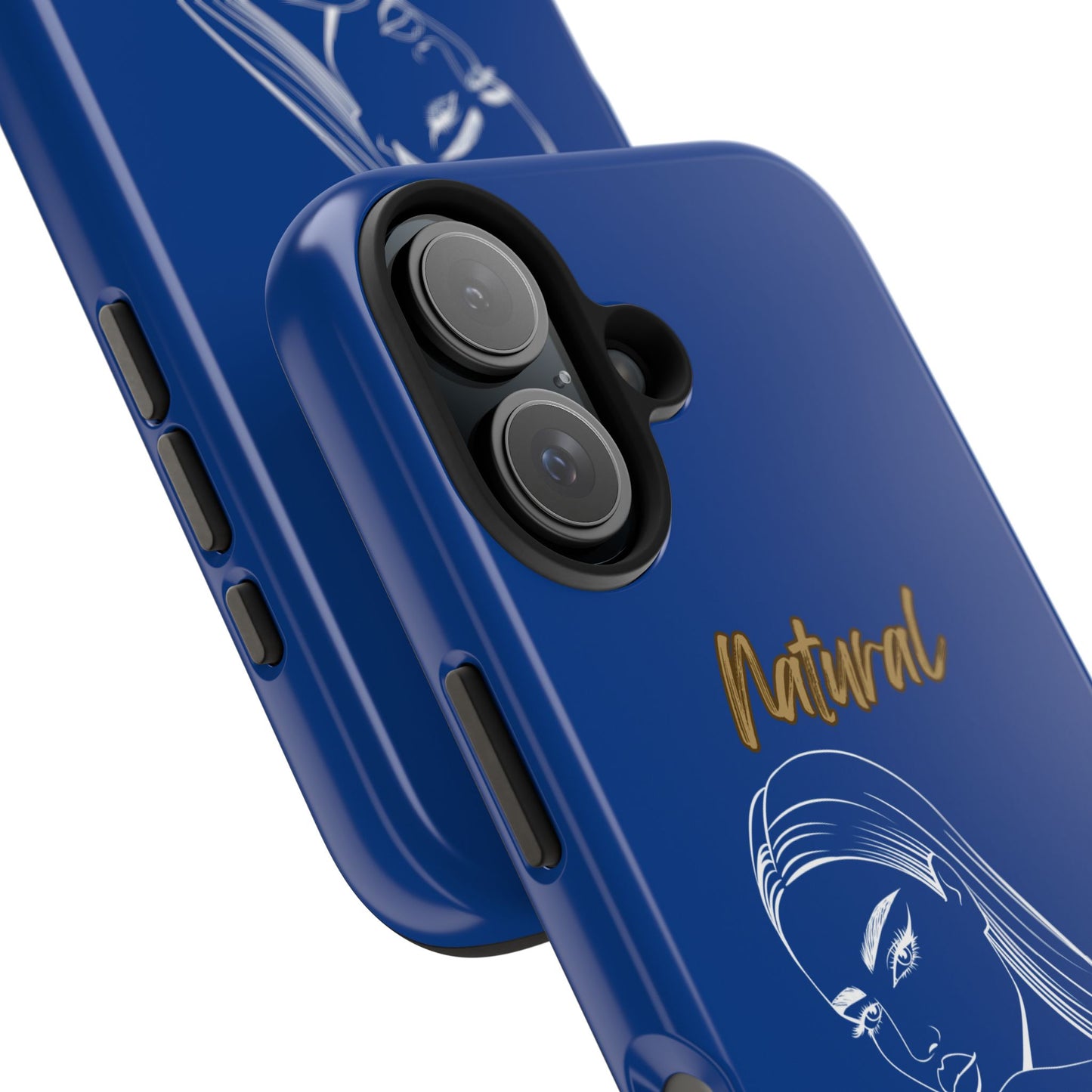 Natural Woman The Stare (WL)Tough Phone Cases DARK BLUE