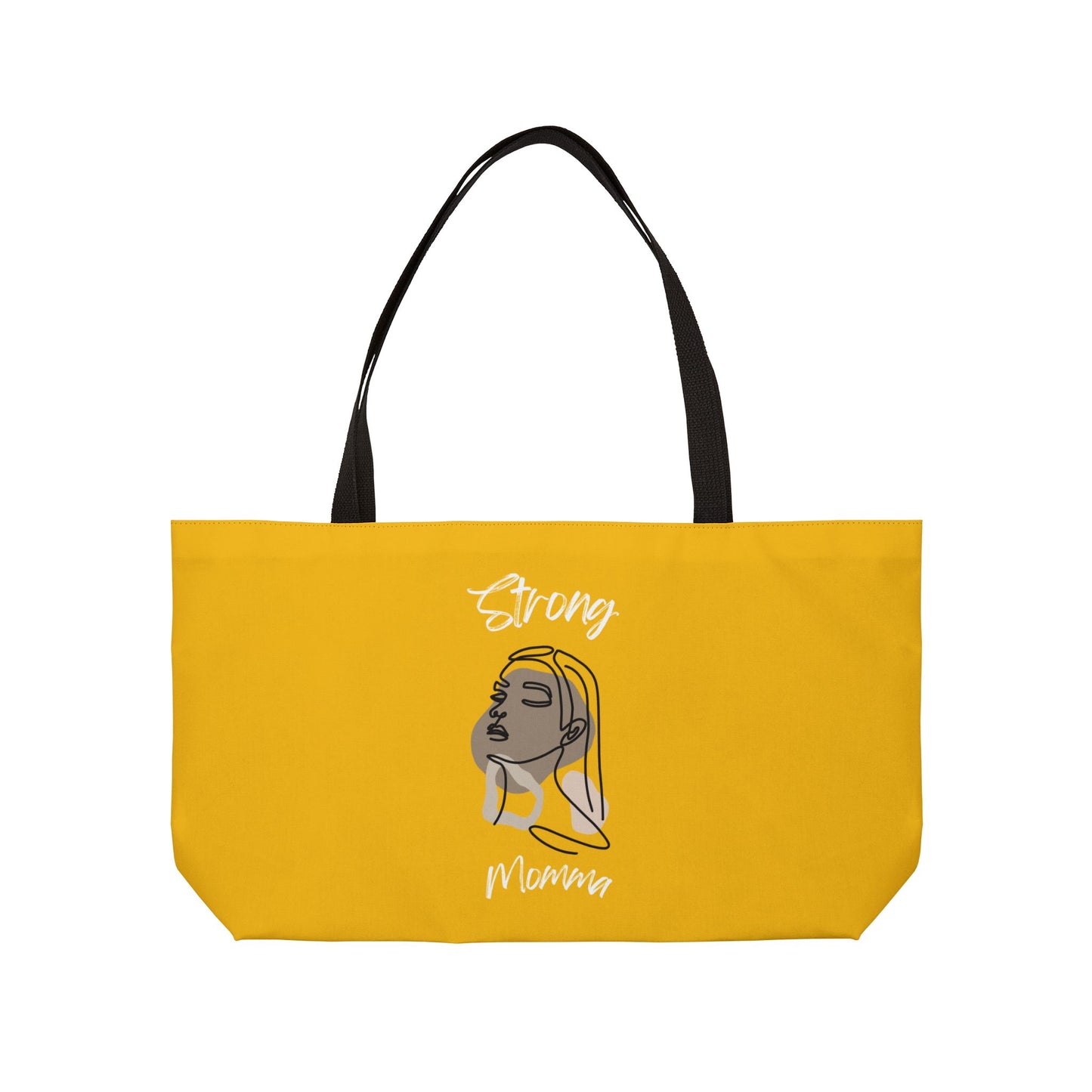 Strong Momma (WL) Weekender Tote Bag YELLOW