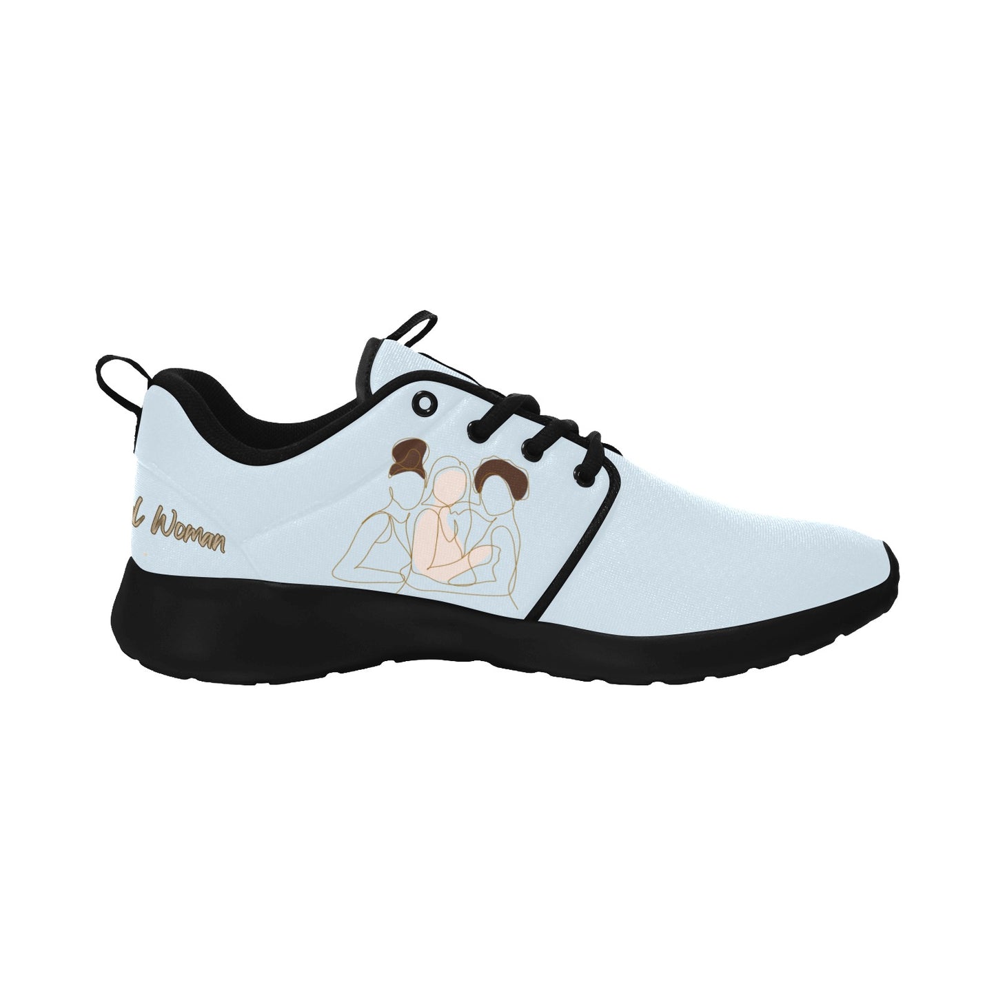 Natural Women FRIENDS (WL) SKY BLUE w/ Black Sole Sneakers