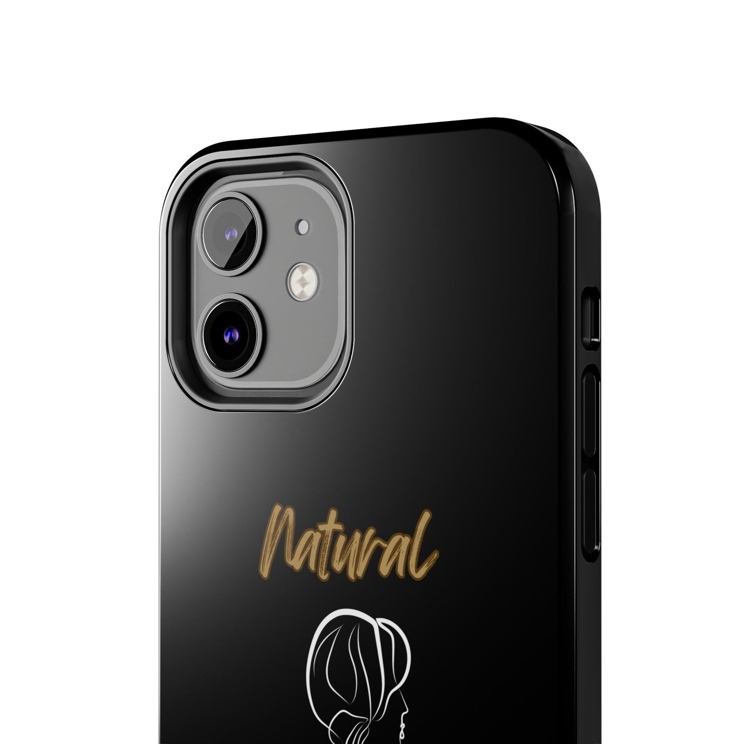 Natural Woman Back (WL)Tough Phone Cases BLACK