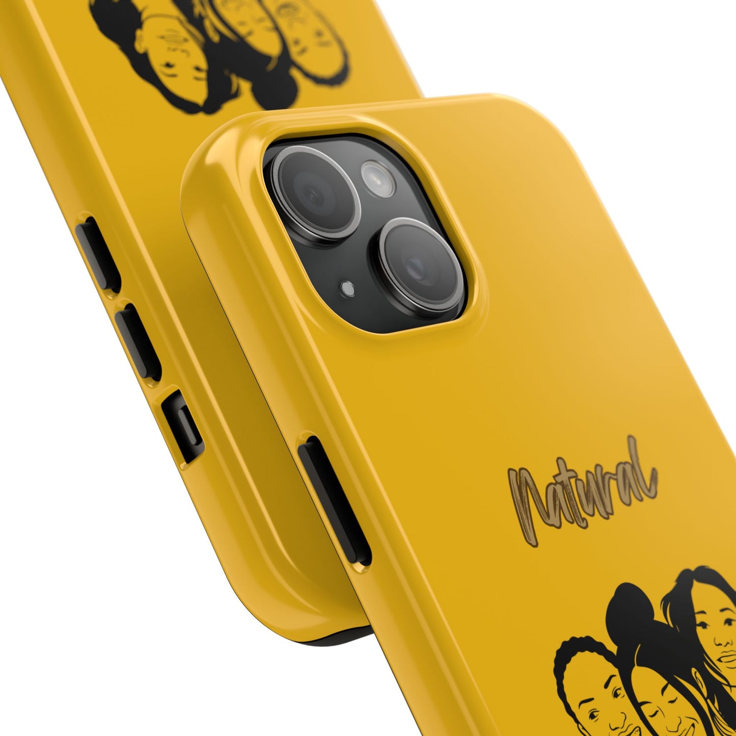 Natural Women Laughing Friends (BL)Tough Phone Cases YELLOW