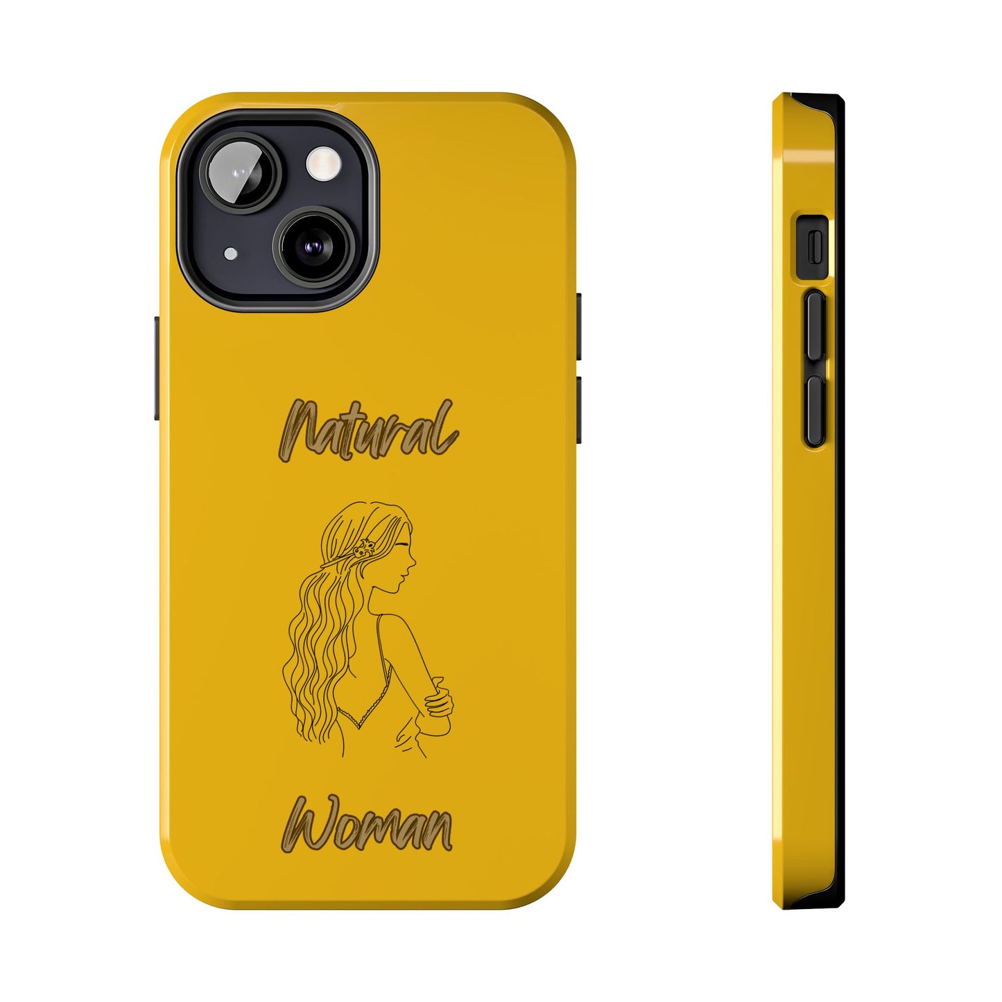 Natural Woman Young Woman (BL)Tough Phone Cases YELLOW