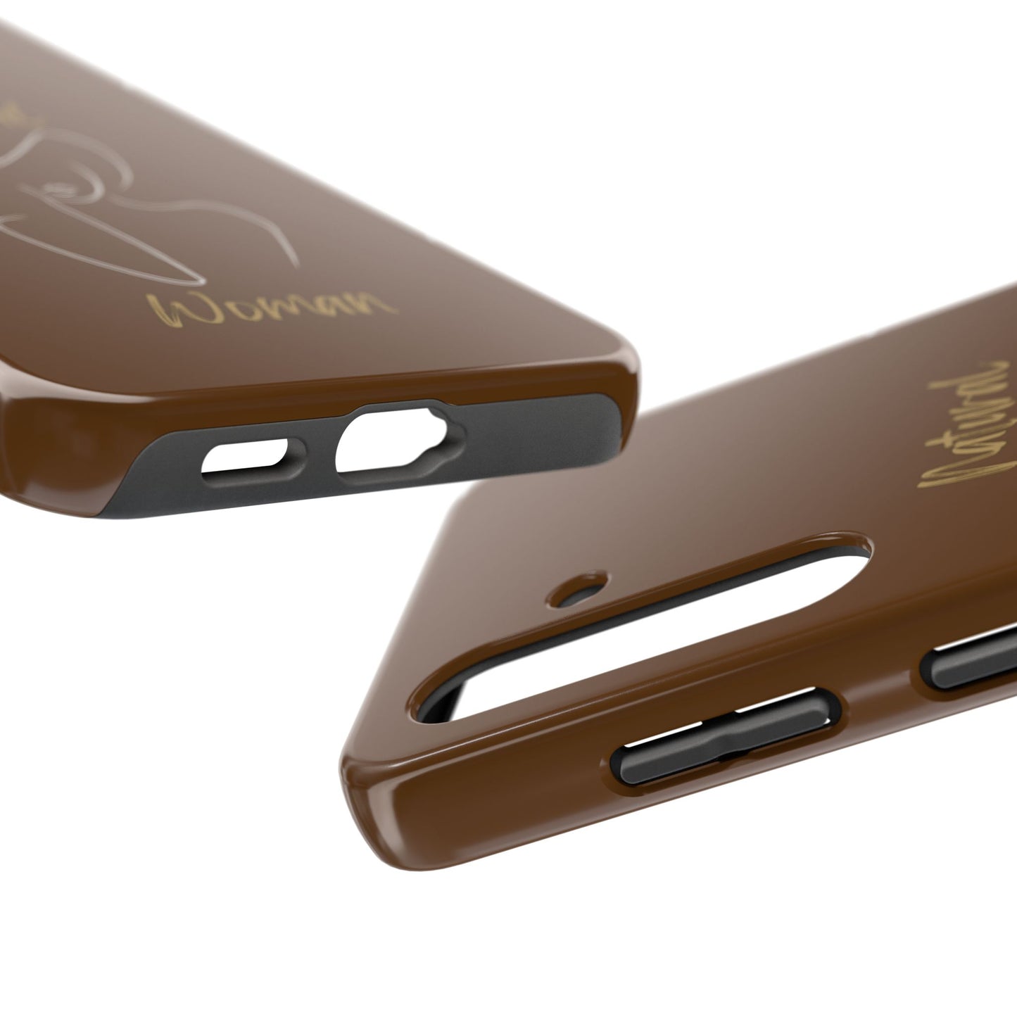 Natural Woman Sun Hat (WL) Tough Phone Cases BROWN