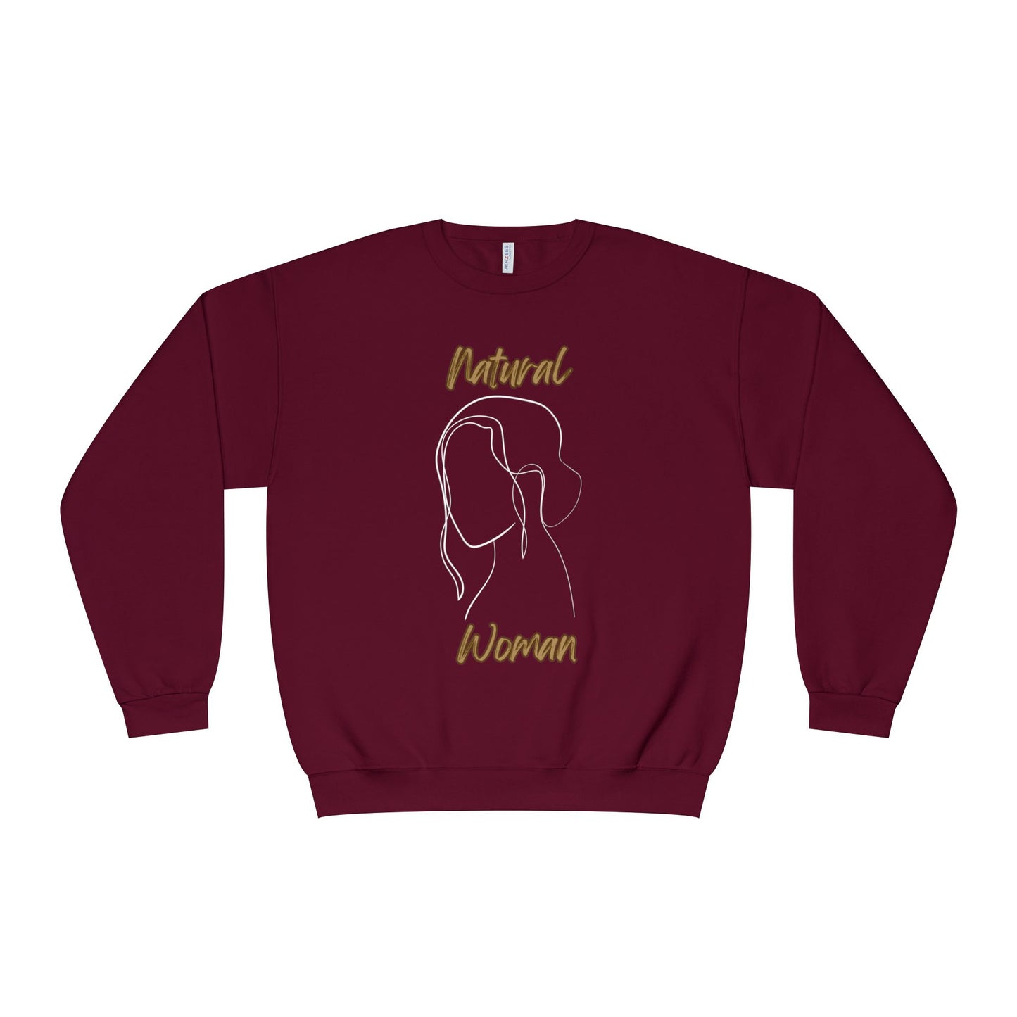 Natural Woman Hanging Hair (WL) Crewneck Sweatshirt