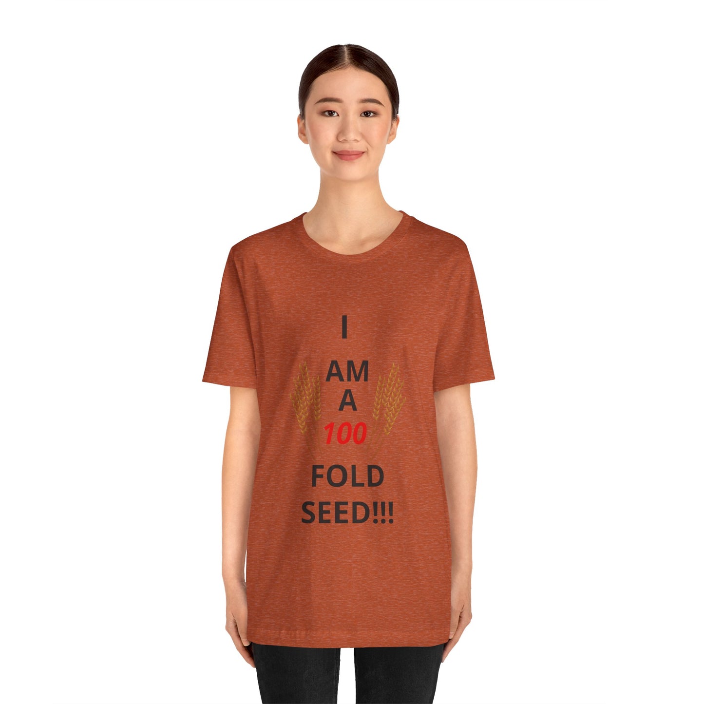 100 Fold Seed (BL)Unisex Jersey Short Sleeve T-Shirt