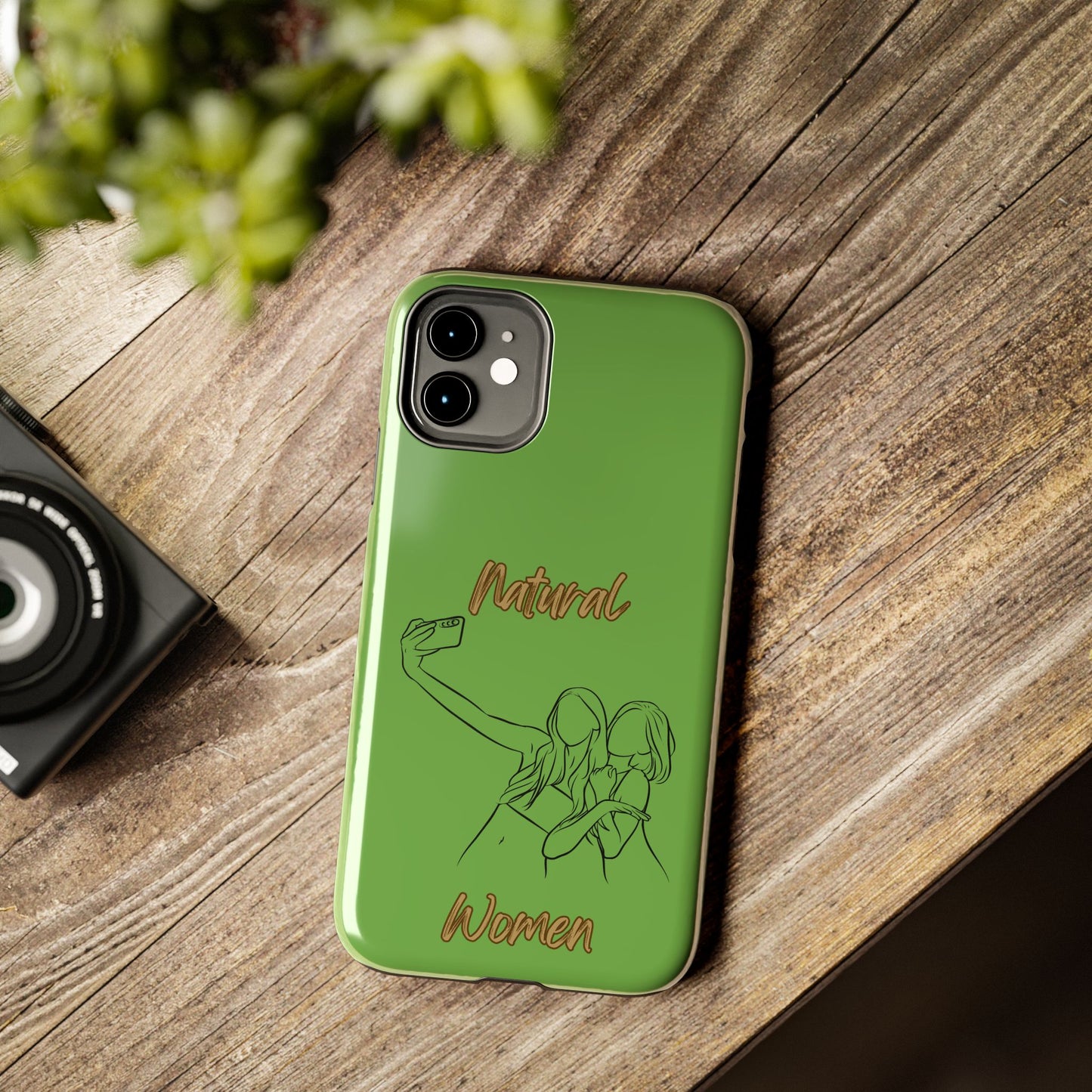 Natural Woman Friends Selfie (BL)Tough Phone Cases GREEN